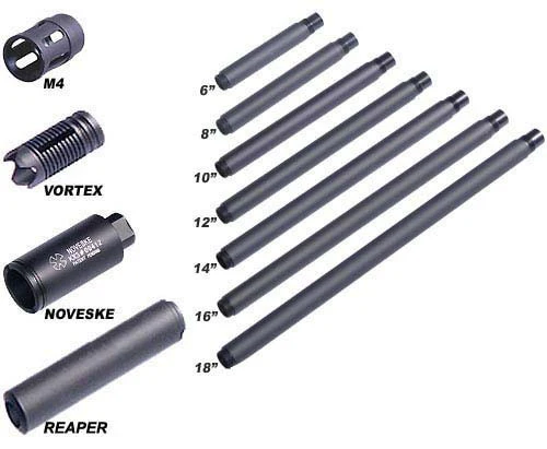 7/8 Inch Diameter 8 Inch Recon Rifled Barrel (A-5 Threaded)