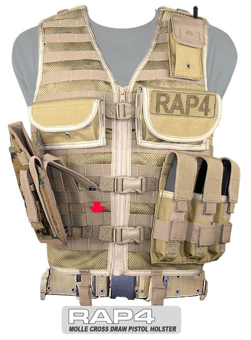 BLACK Cross Draw Holster Left Hand Small - Image 3