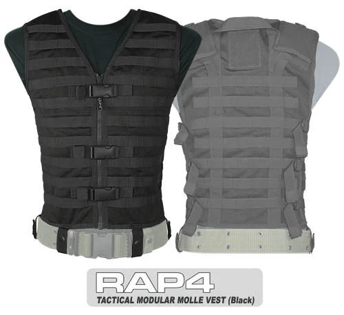 BLACK MOLLE Tactical Vest - Image 5