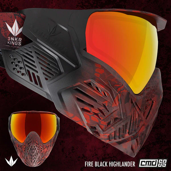 Bunkerkings CMD Goggle - Fire Black Highlander - Image 3