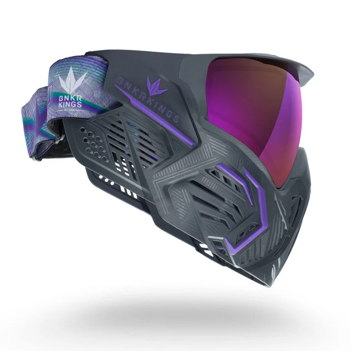 BunkerKings CMD Paintball Mask - Aurora Gray - Image 3