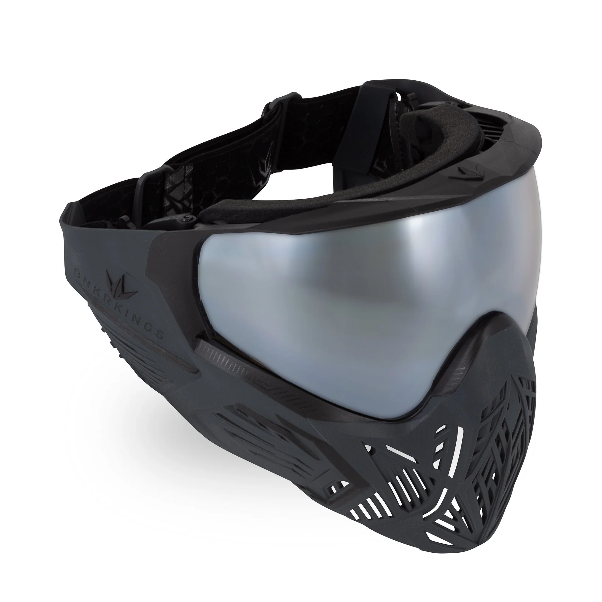 BunkerKings CMD Paintball Mask - Black Carbon - Image 2