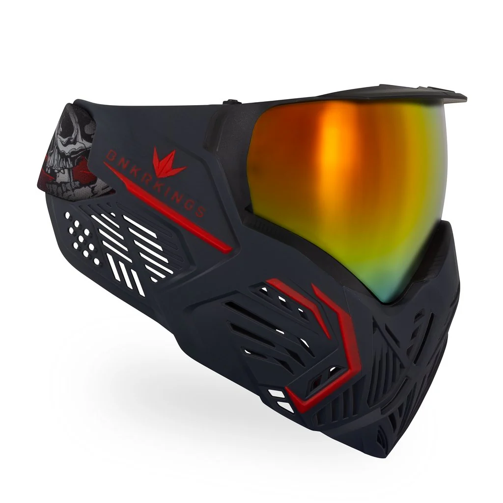 BunkerKings CMD Paintball Mask - Black Demon - Image 2