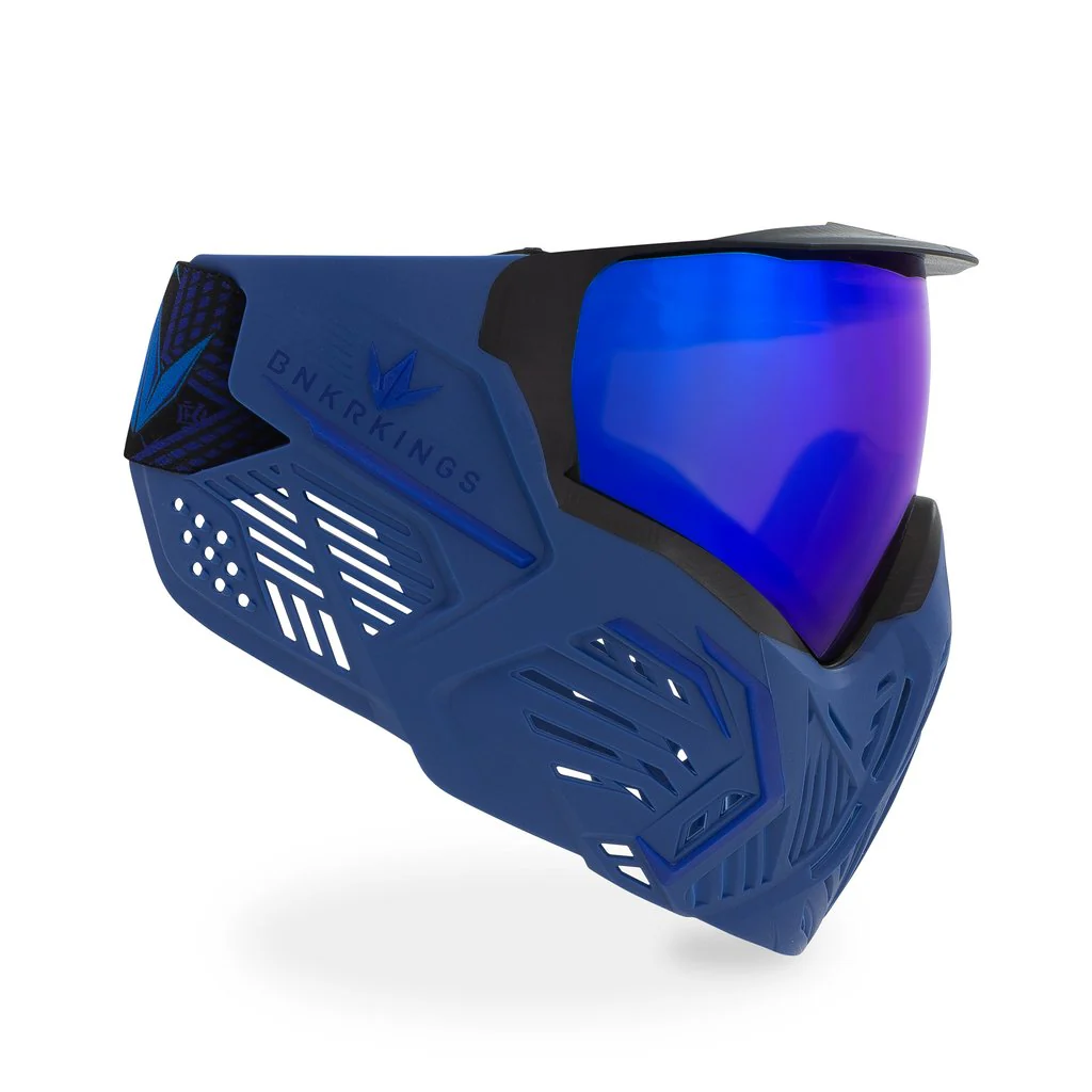 BunkerKings CMD Paintball Mask - Blue Azure - Image 2