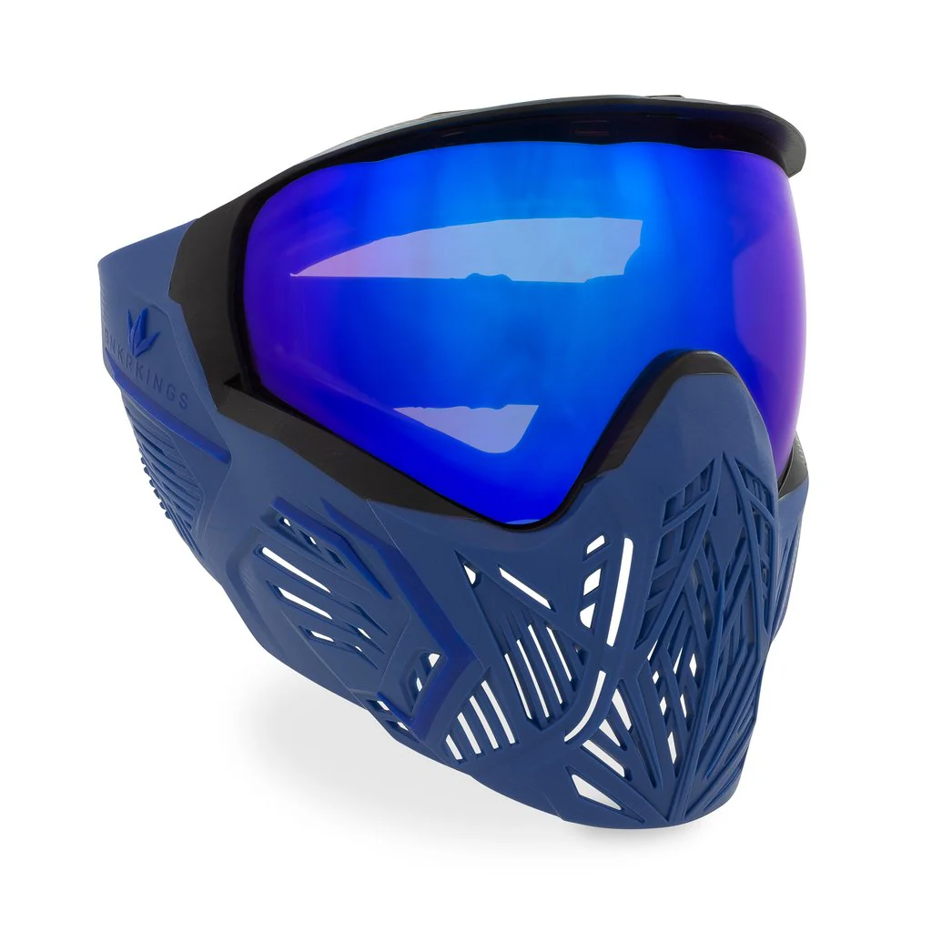 BunkerKings CMD Paintball Mask - Blue Azure - Image 3