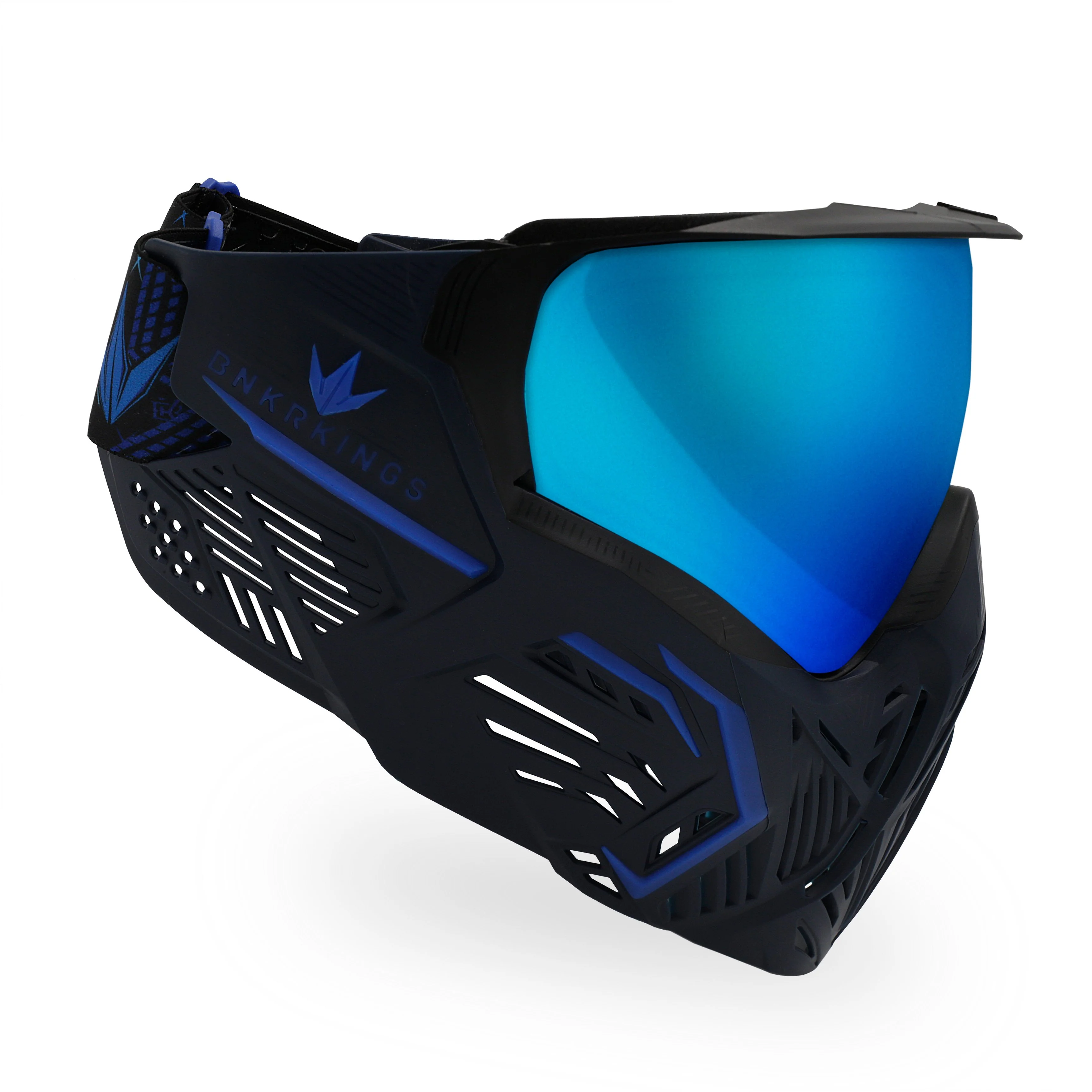BunkerKings CMD Paintball Mask - Midnight Azure - Image 2