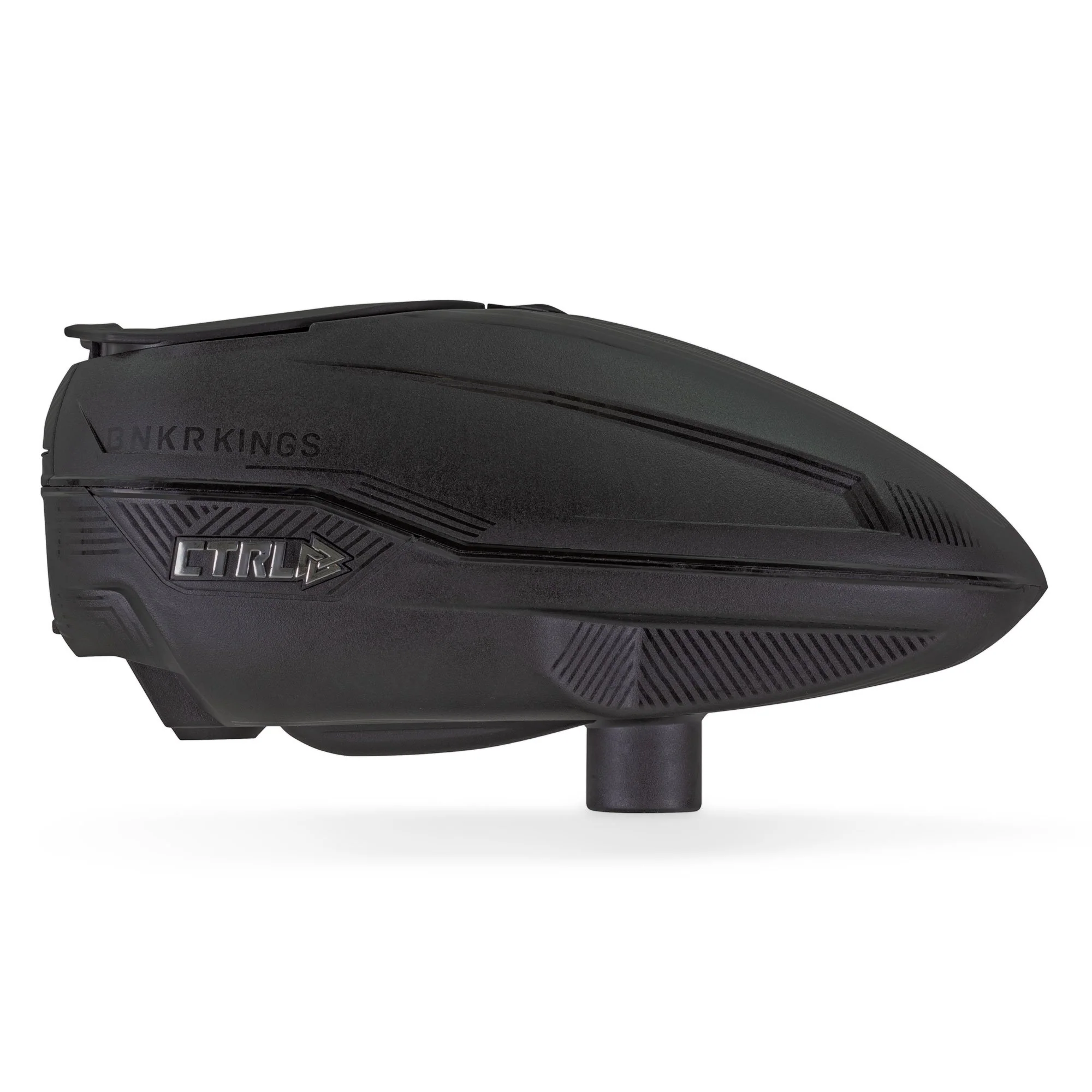 Bunkerkings CTRL Paintball Loader - Black w/ FREE NTR Speed Feed & Dual Ramps - Image 3