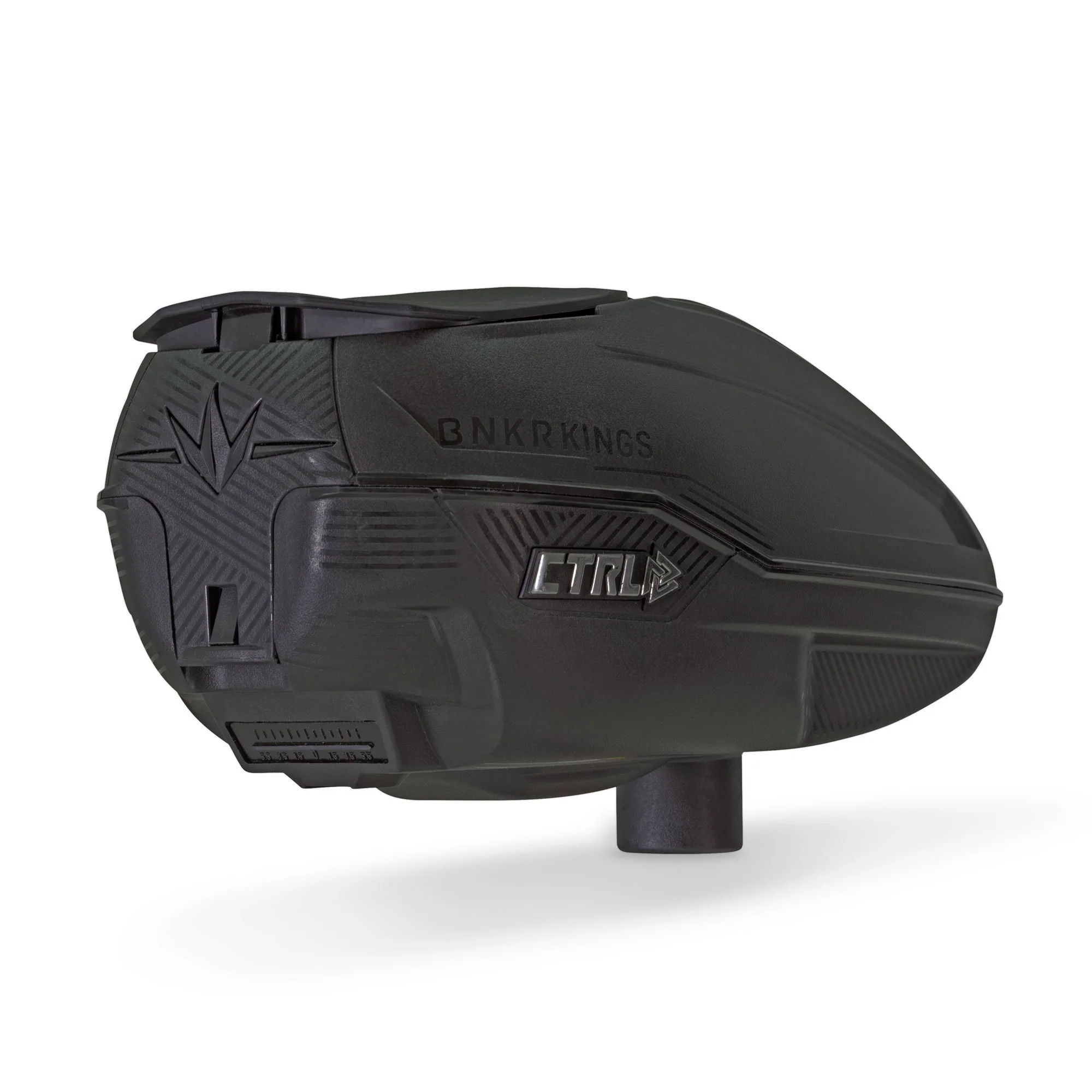 Bunkerkings CTRL Paintball Loader - Black w/ FREE NTR Speed Feed & Dual Ramps - Image 4