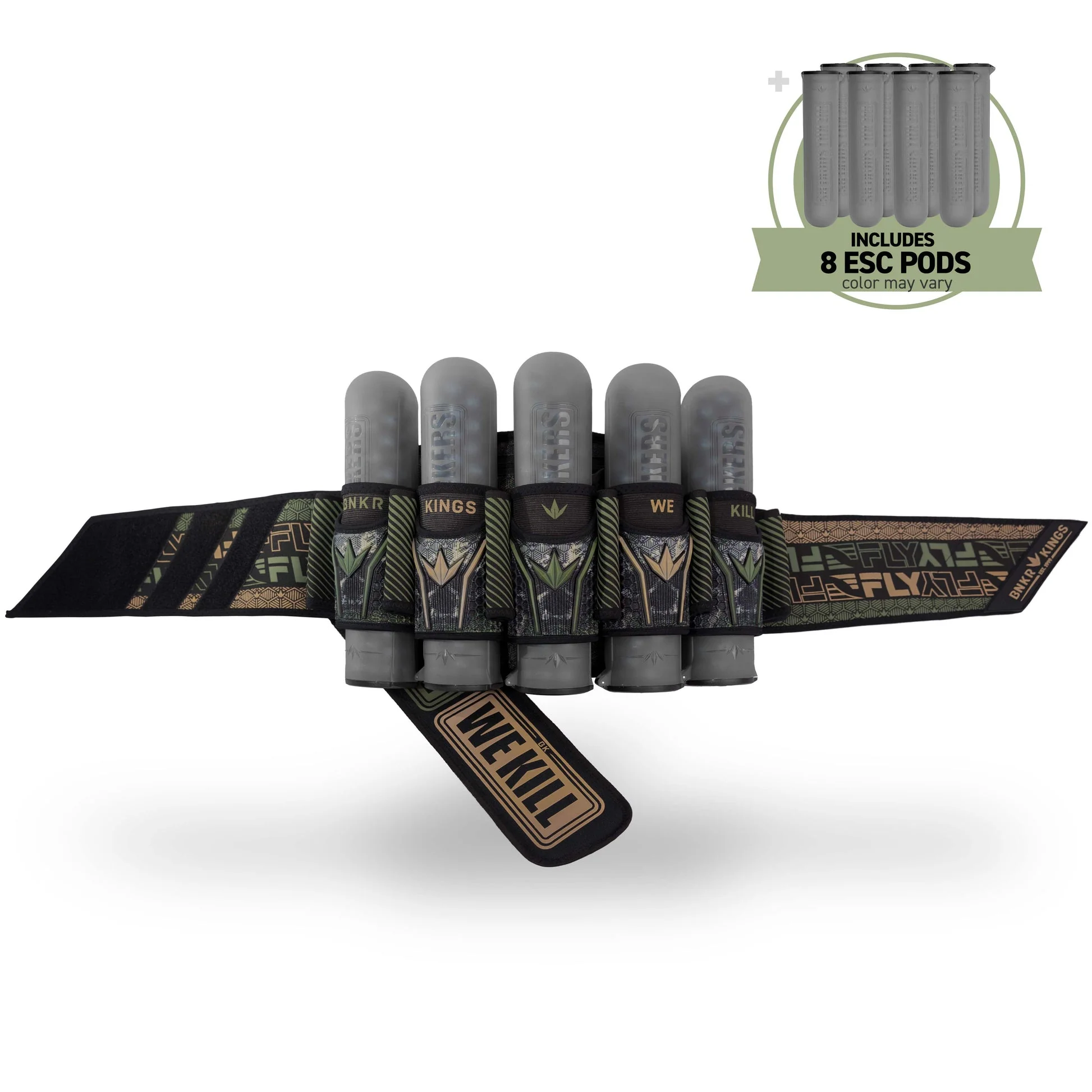 Bunkerkings Fly2 Pack 5 + 8 - Jungle Skull/Splash (incl. 8 Red ESC Pods) - Image 2
