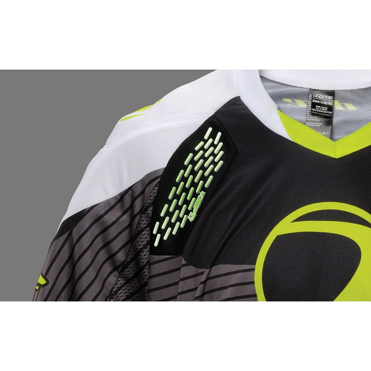 C14 Jersey - Bomber - Black / Lime - Image 4
