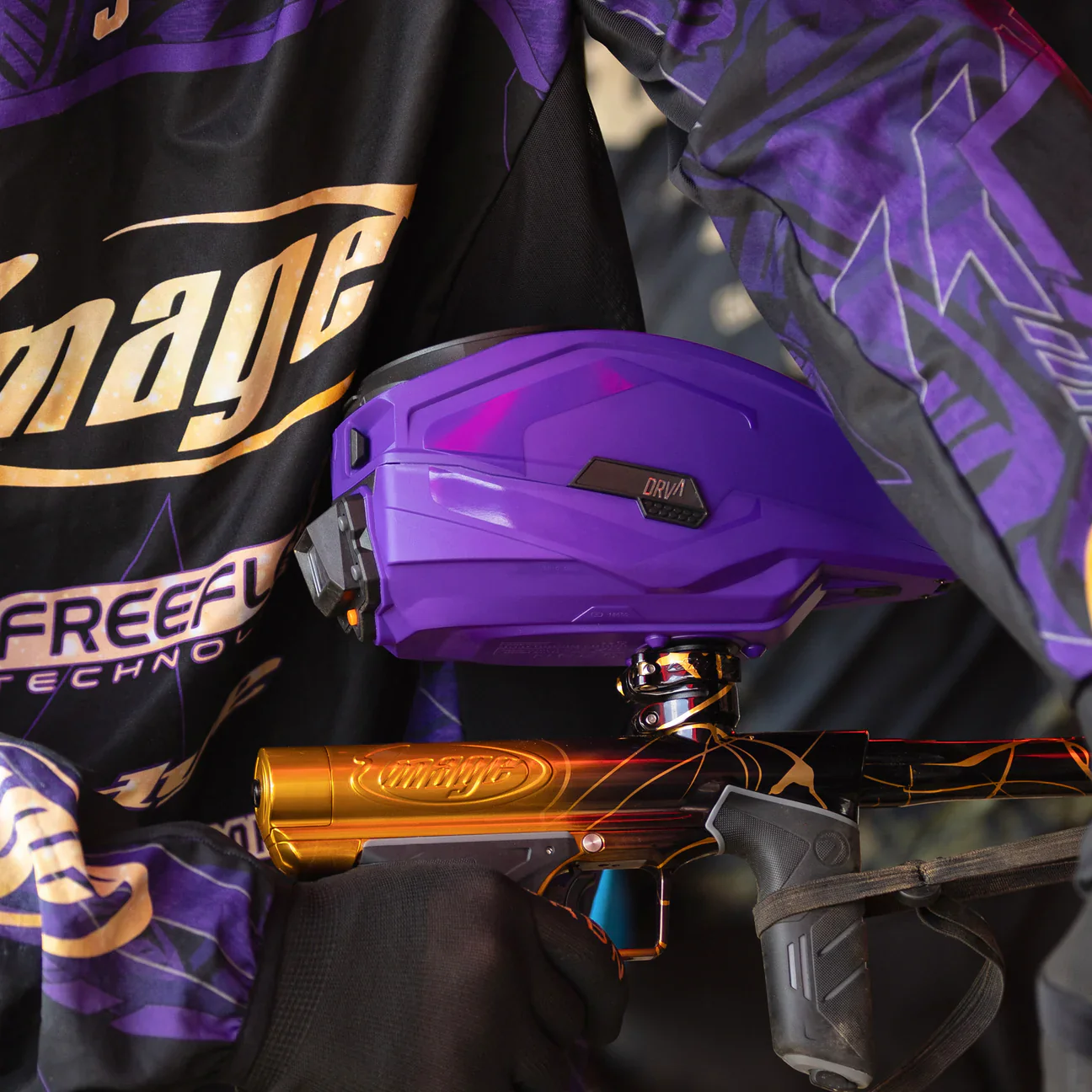Carbon DRV Paintball Loader - Purple - Image 6