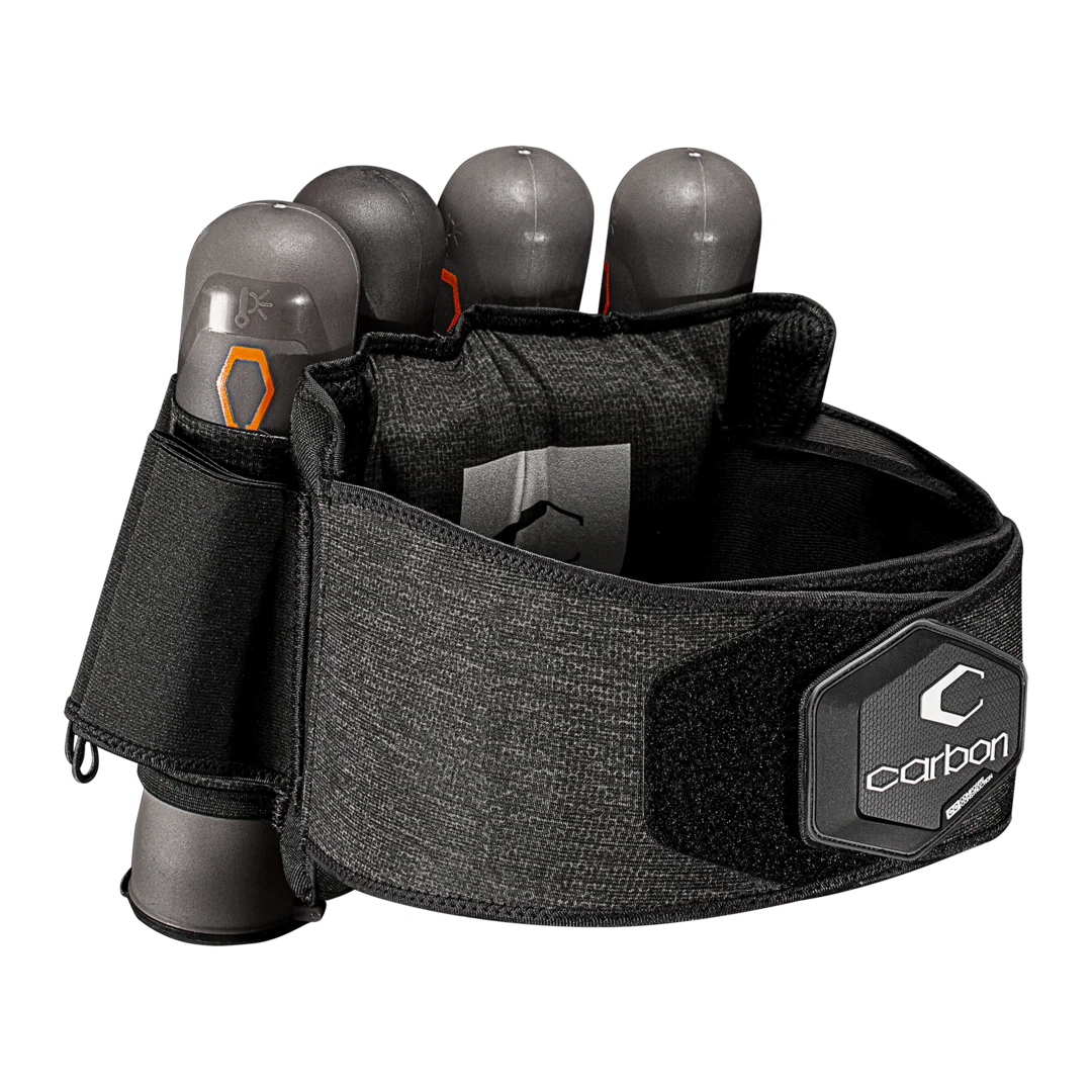 Carbon Paintball CC Harness - 4 Pack - Small/Medium - Heather