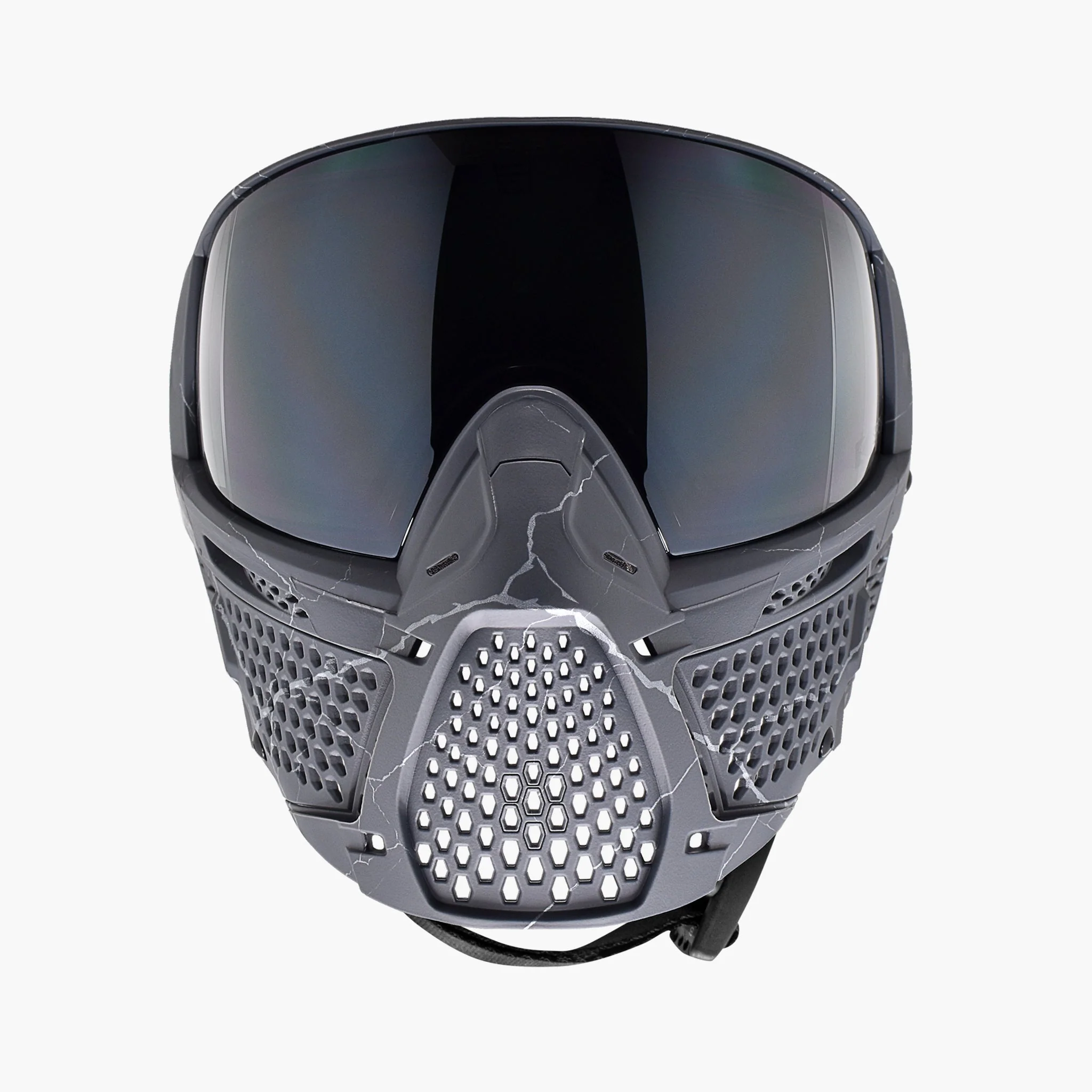 Carbon ZERO GRX Paintball Mask - LE Fractured Silver - Image 4
