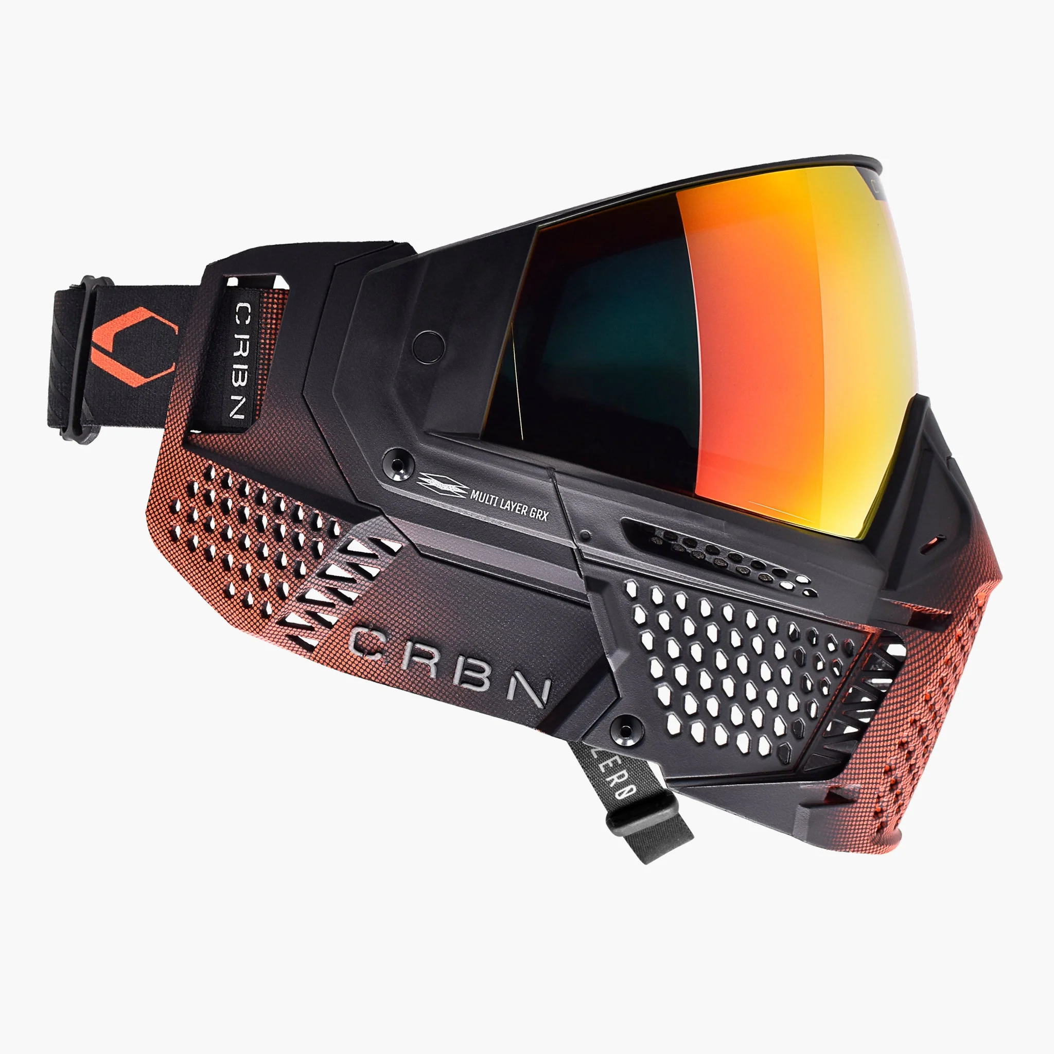 Carbon ZERO GRX Paintball Mask - LE Halftone Orange - Image 4
