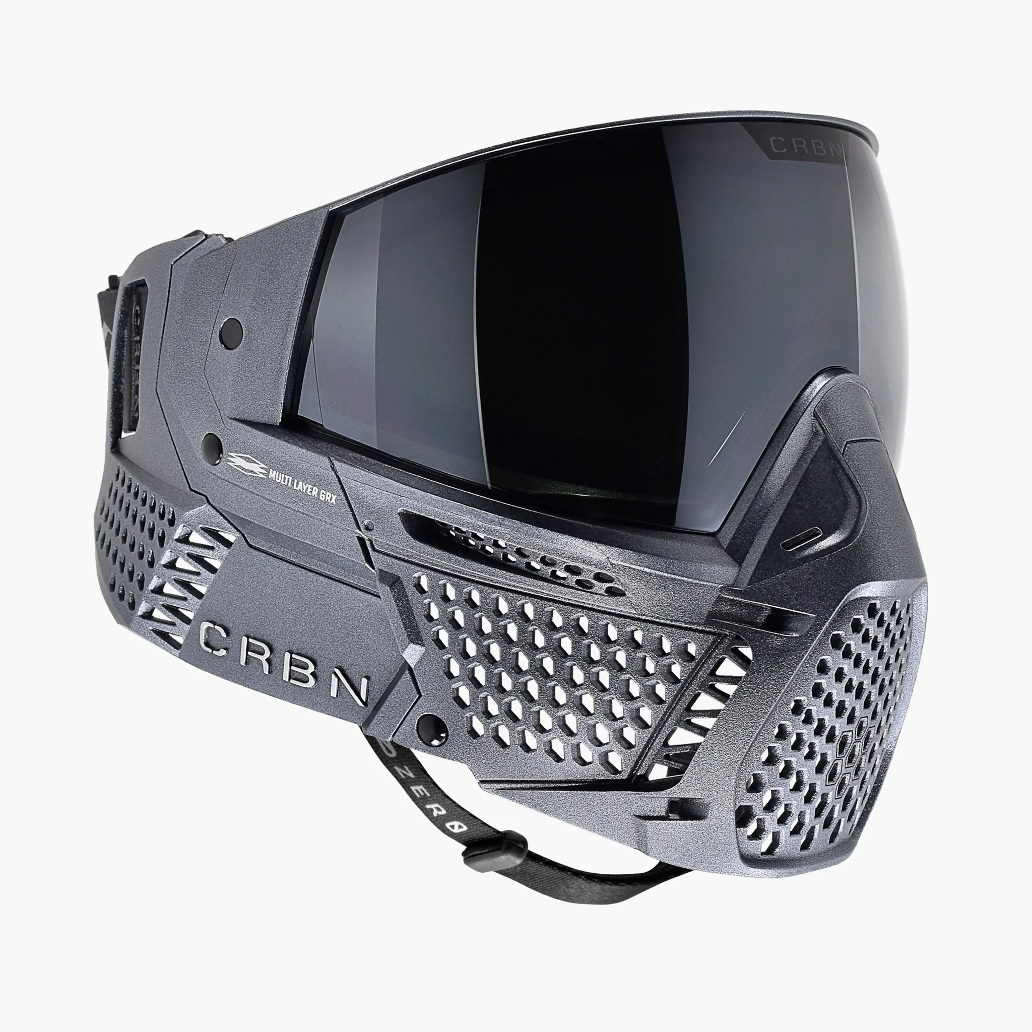 Carbon ZERO GRX ELMT Paintball Mask - Platinum - Image 2
