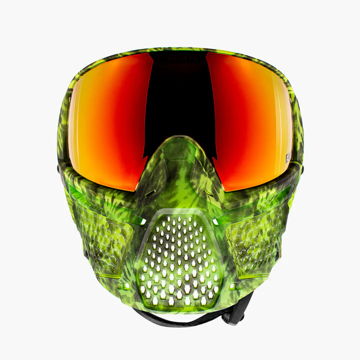 Carbon ZERO GRX Paintball Mask - Less Coverage - LE Tie-Dye Gecko - Image 3