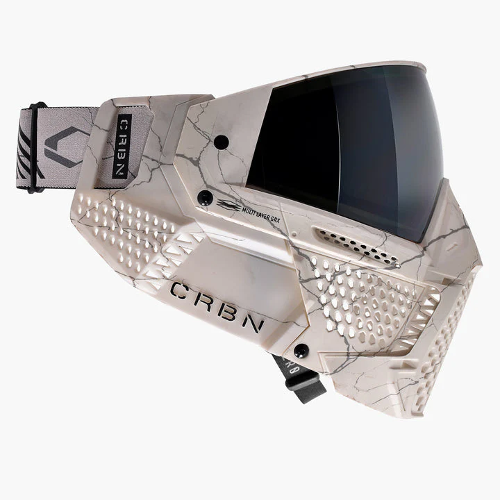 Carbon ZERO GRX Paintball Mask - More Coverage - LE Fractured Bone - Image 3