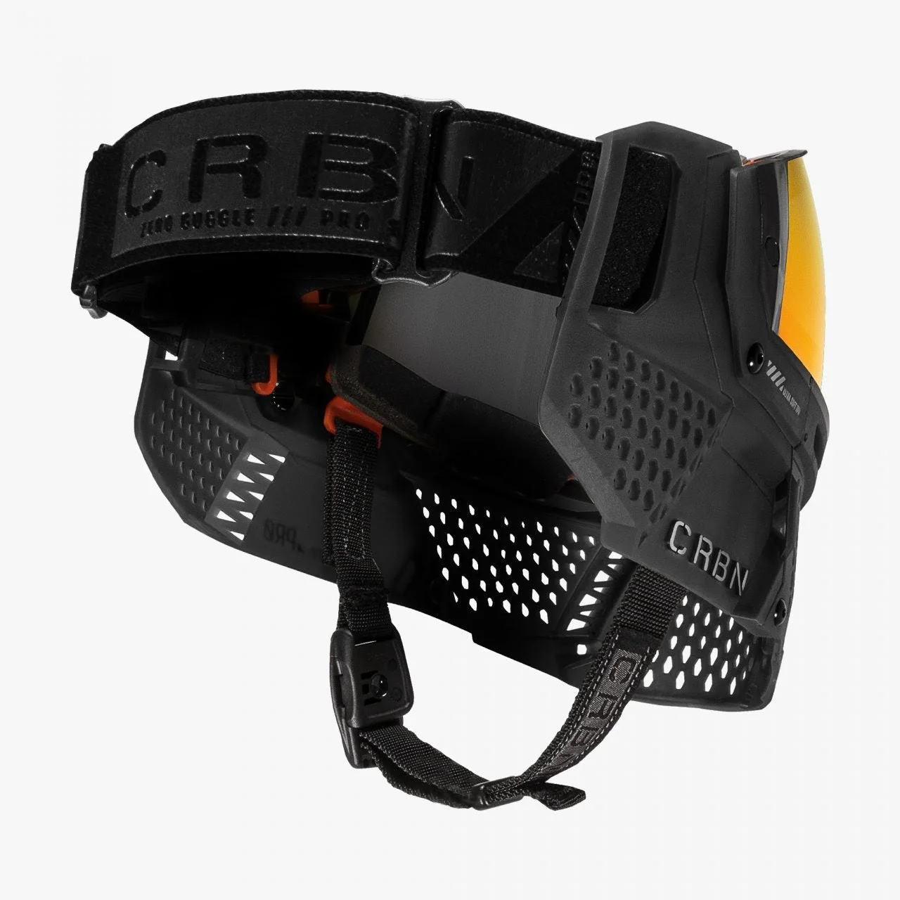 Carbon ZERO Pro Paintball Mask - Less Coverage - Navy - Image 2