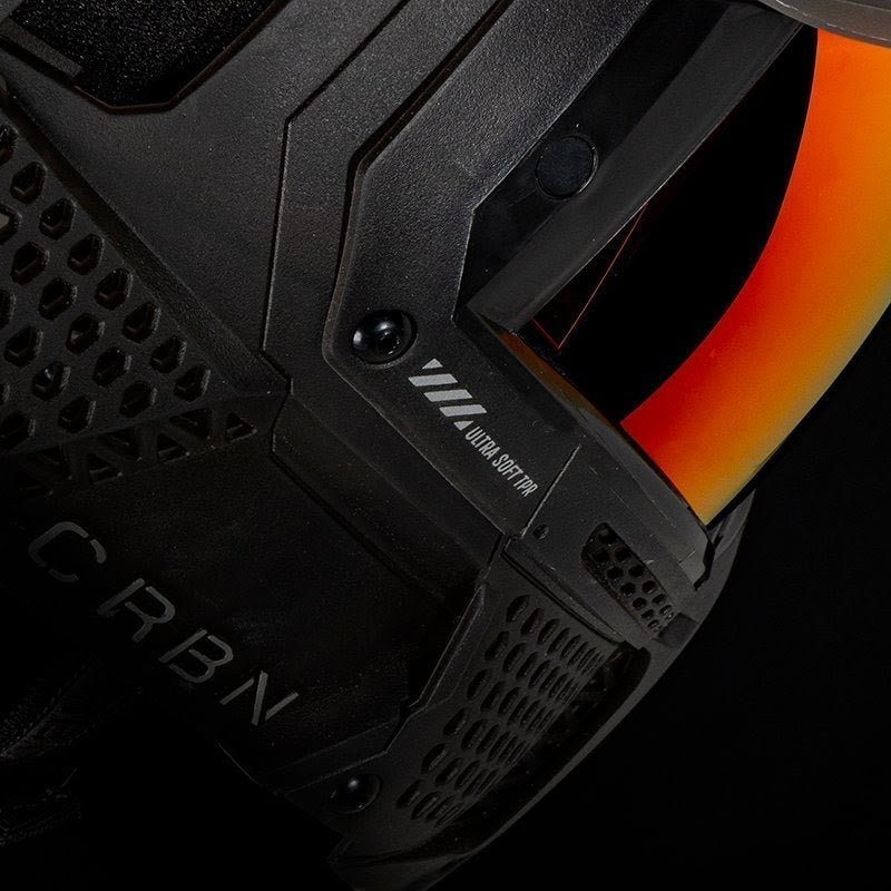 Carbon ZERO Pro Paintball Mask - More Coverage - Blood - Image 8