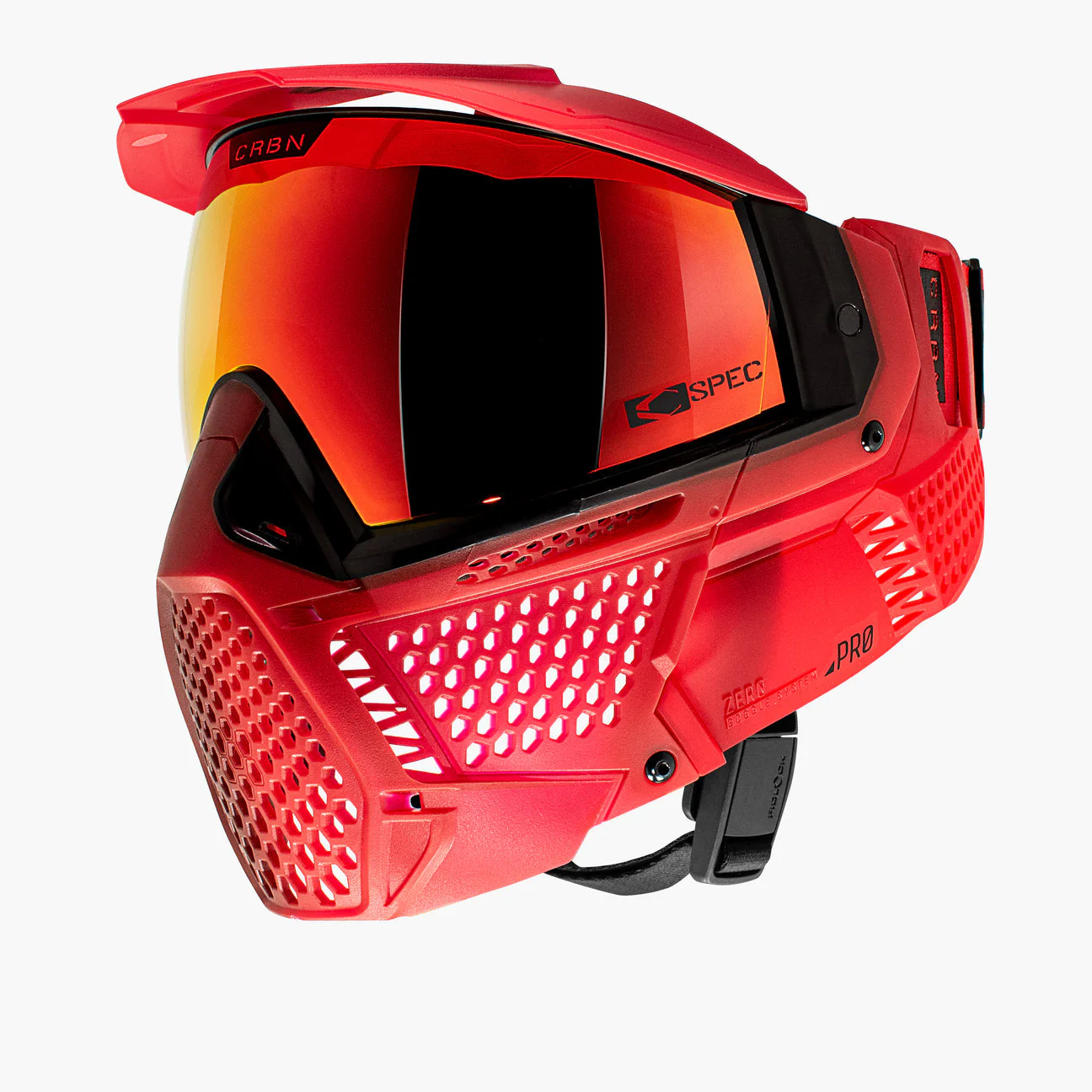 Carbon ZERO Pro Fade Paintball Mask - Blood - Image 3