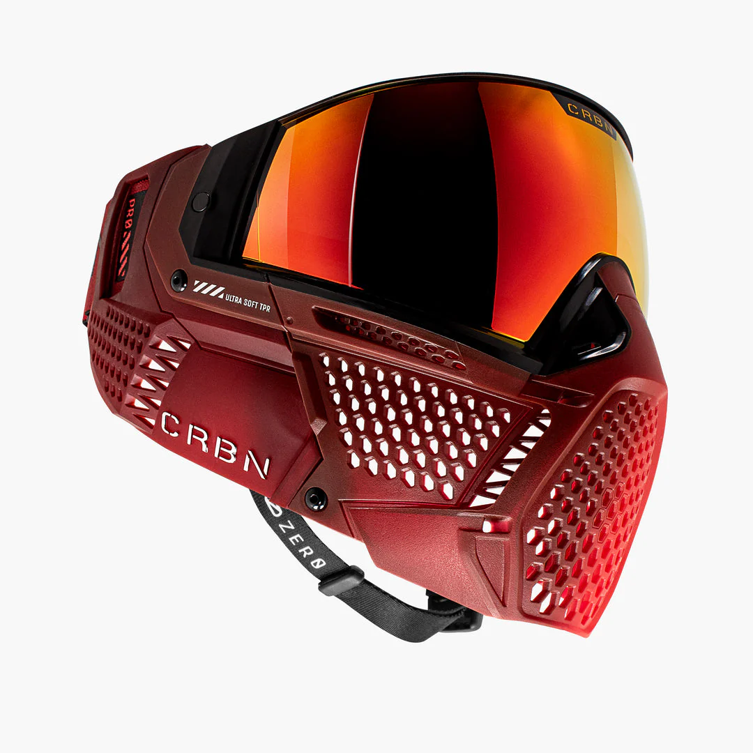 Carbon ZERO Pro Fade Paintball Mask - Blood - Image 7