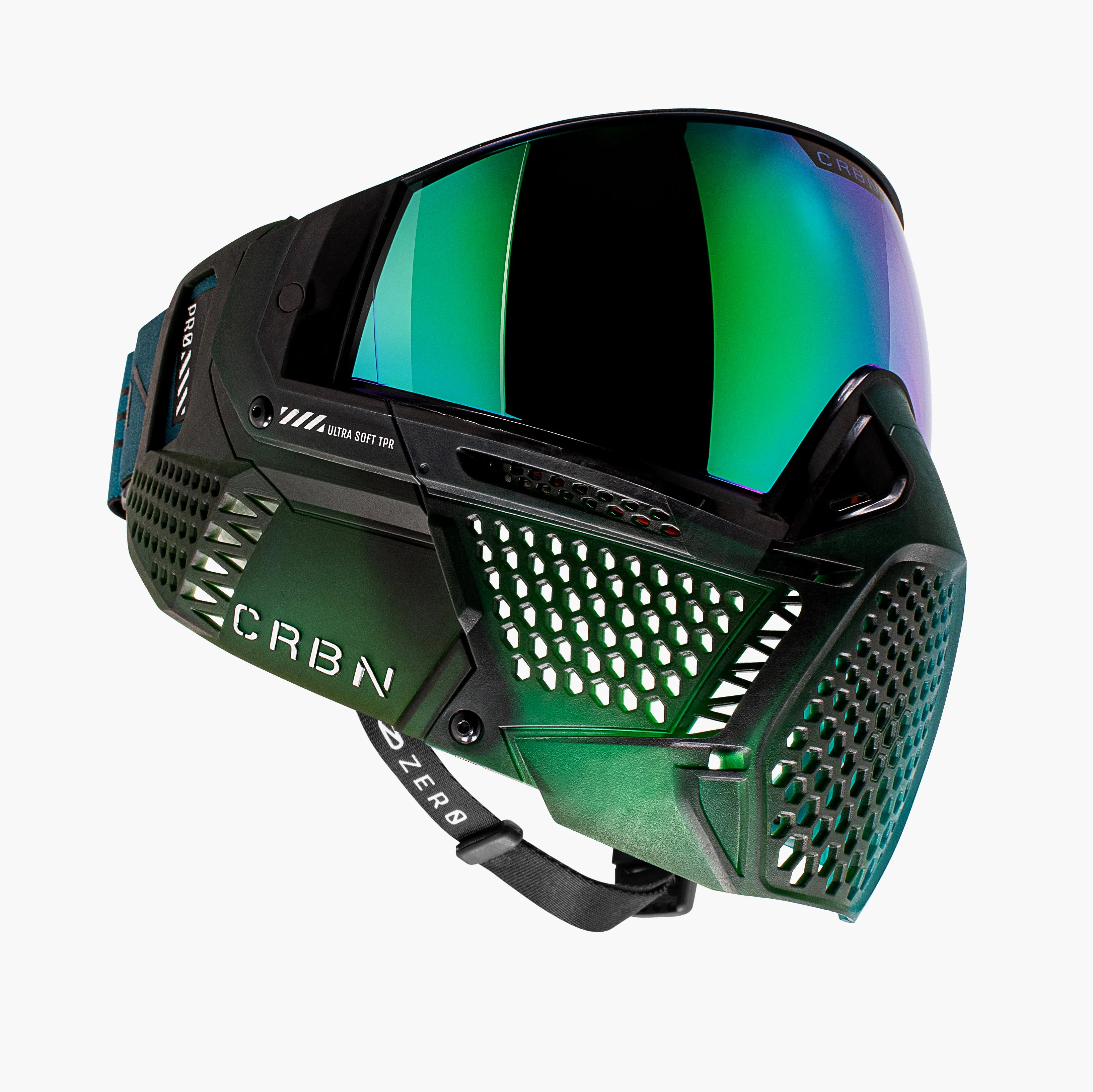 Carbon ZERO Pro Fade Paintball Mask - Forest - Image 2
