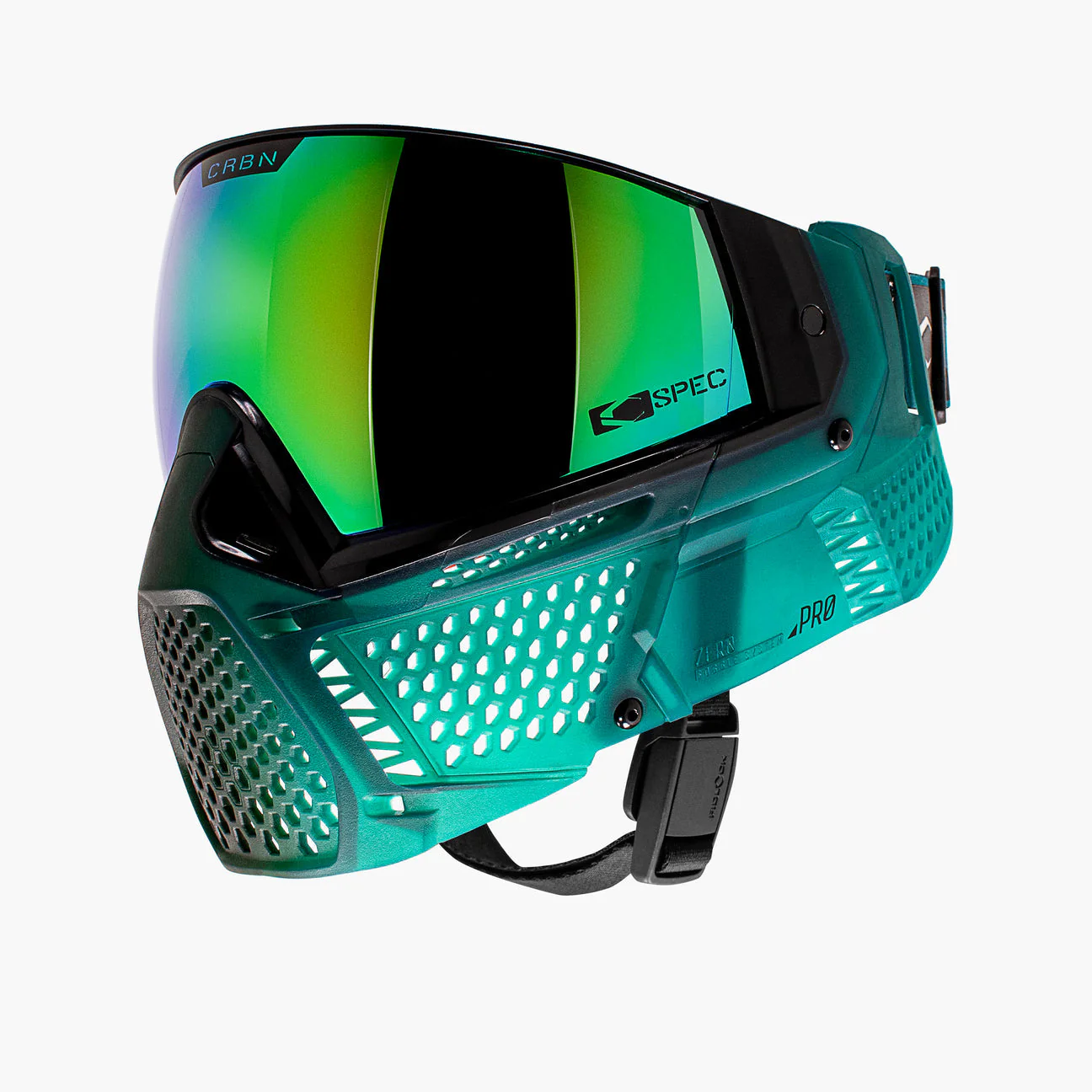 Carbon ZERO Pro Fade Paintball Mask - Forest - Image 3
