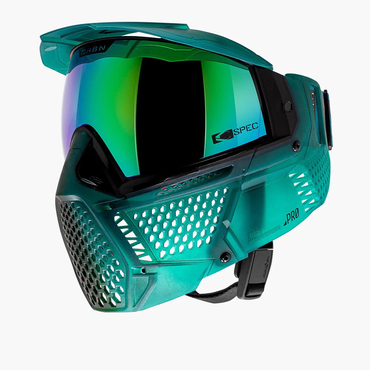 Carbon ZERO Pro Fade Paintball Mask - Forest - Image 4
