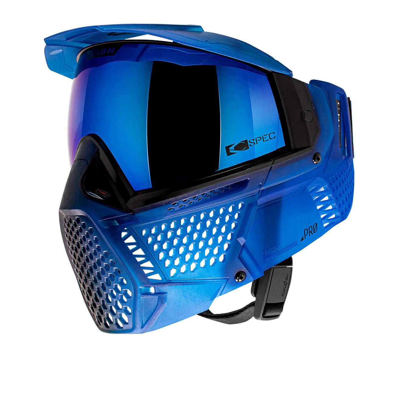 Carbon ZERO Pro Fade Paintball Mask - Indigo - Image 2