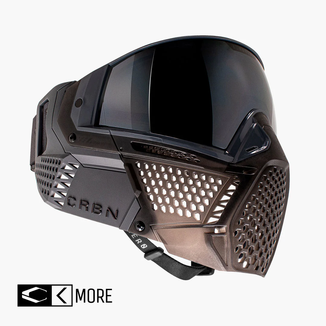 Carbon ZERO Pro Paintball Mask - Graphite - Image 2