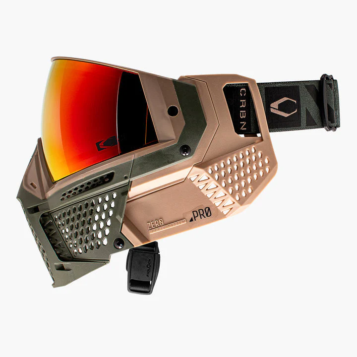 Carbon ZERO Pro Paintball Mask - Safari - Image 3