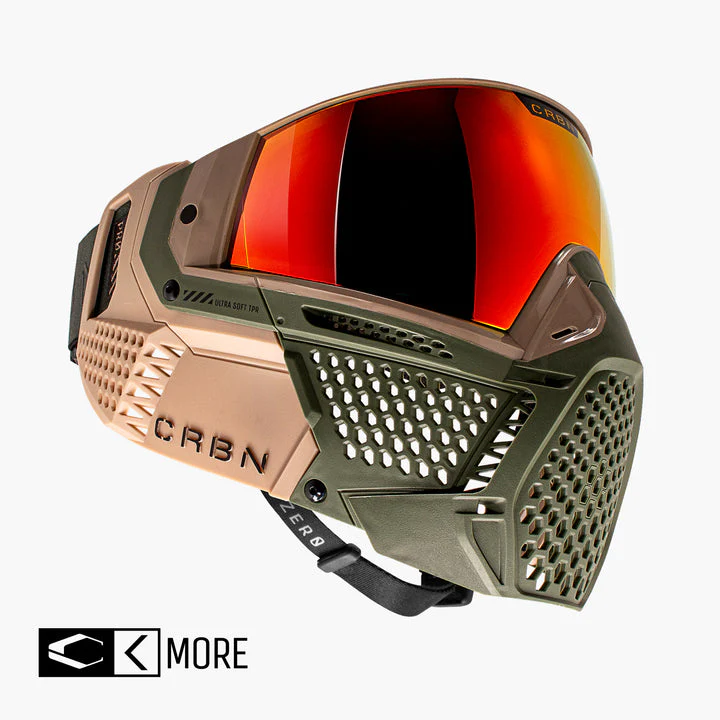 Carbon ZERO Pro Paintball Mask - Safari - Image 5