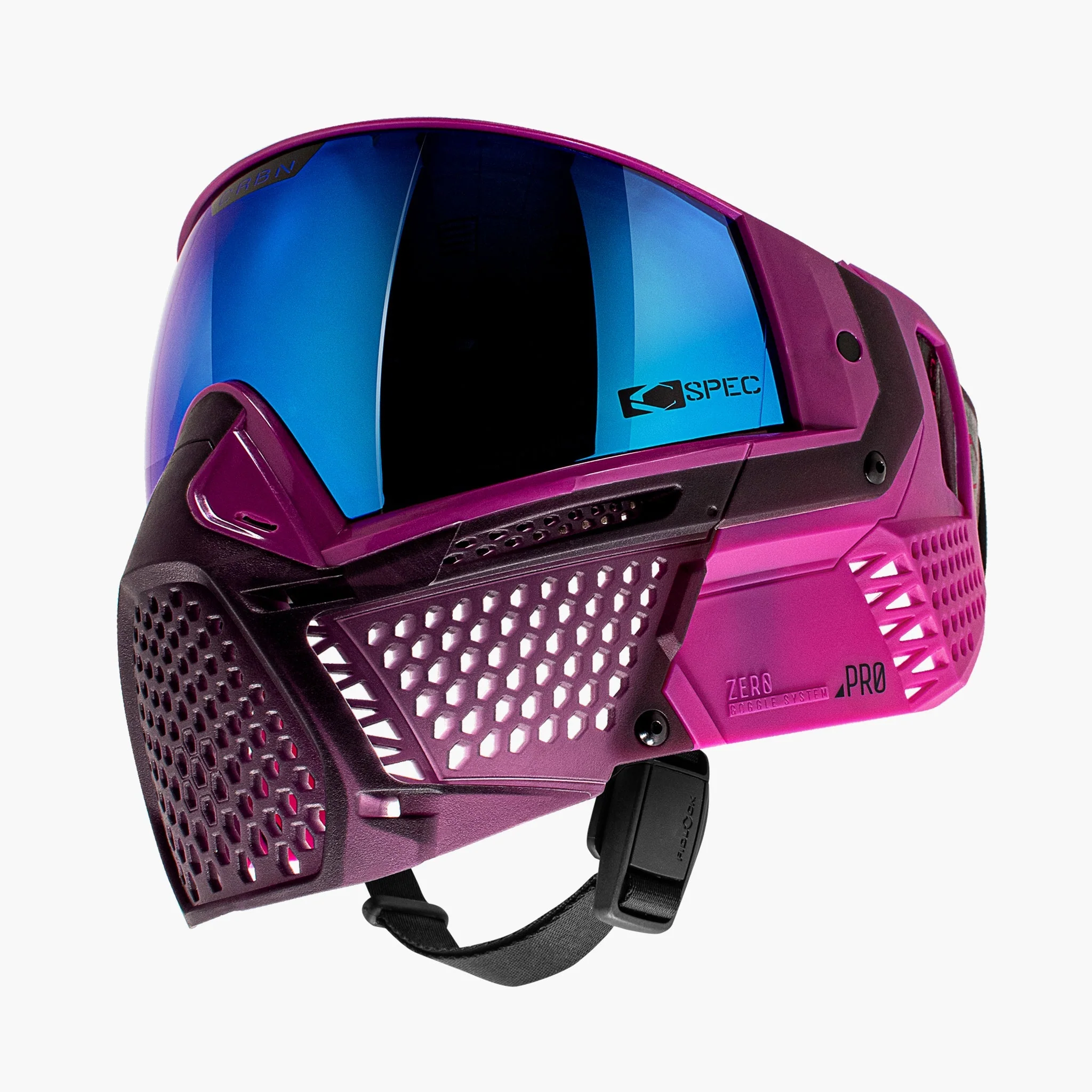 Carbon ZERO Pro Paintball Mask - Violet - Image 2