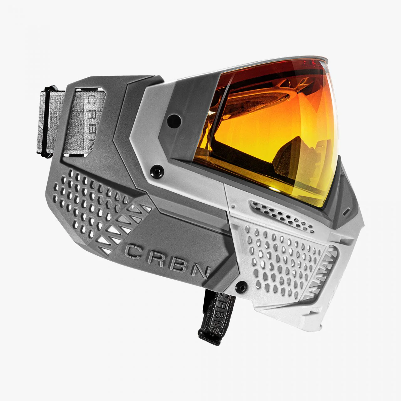 Carbon ZERO SLD Paintball Mask - Less Coverage - Light Grey - Image 2