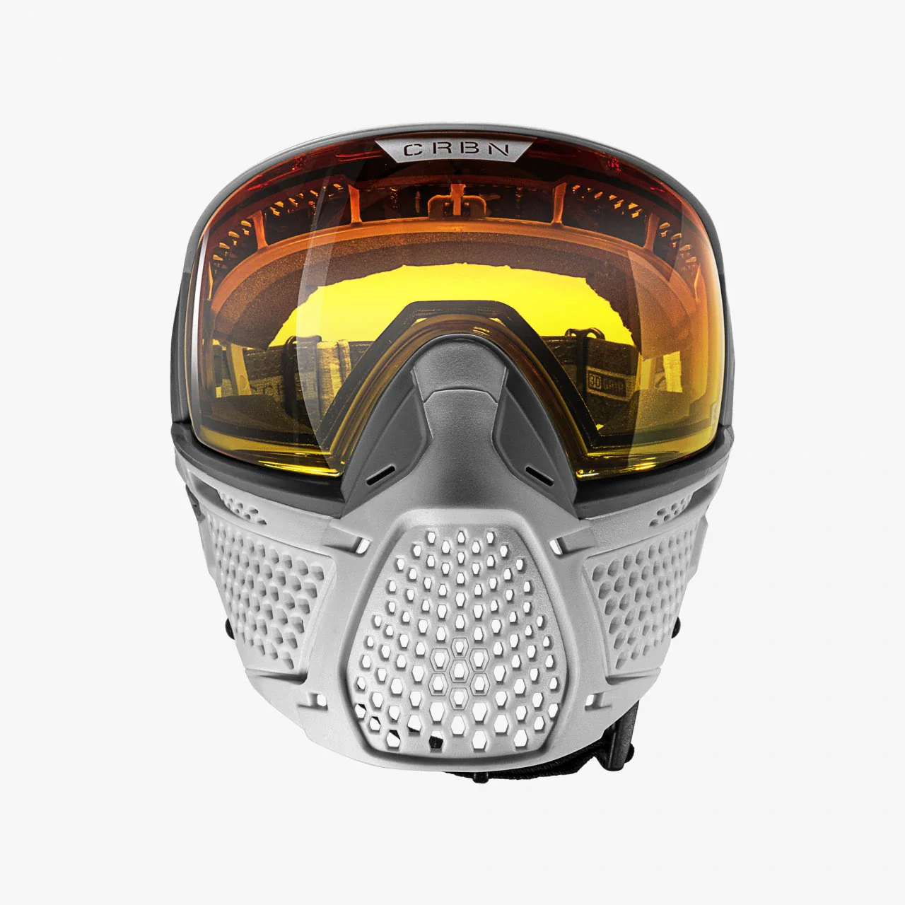 Carbon ZERO SLD Paintball Mask - Less Coverage - Light Grey - Image 4