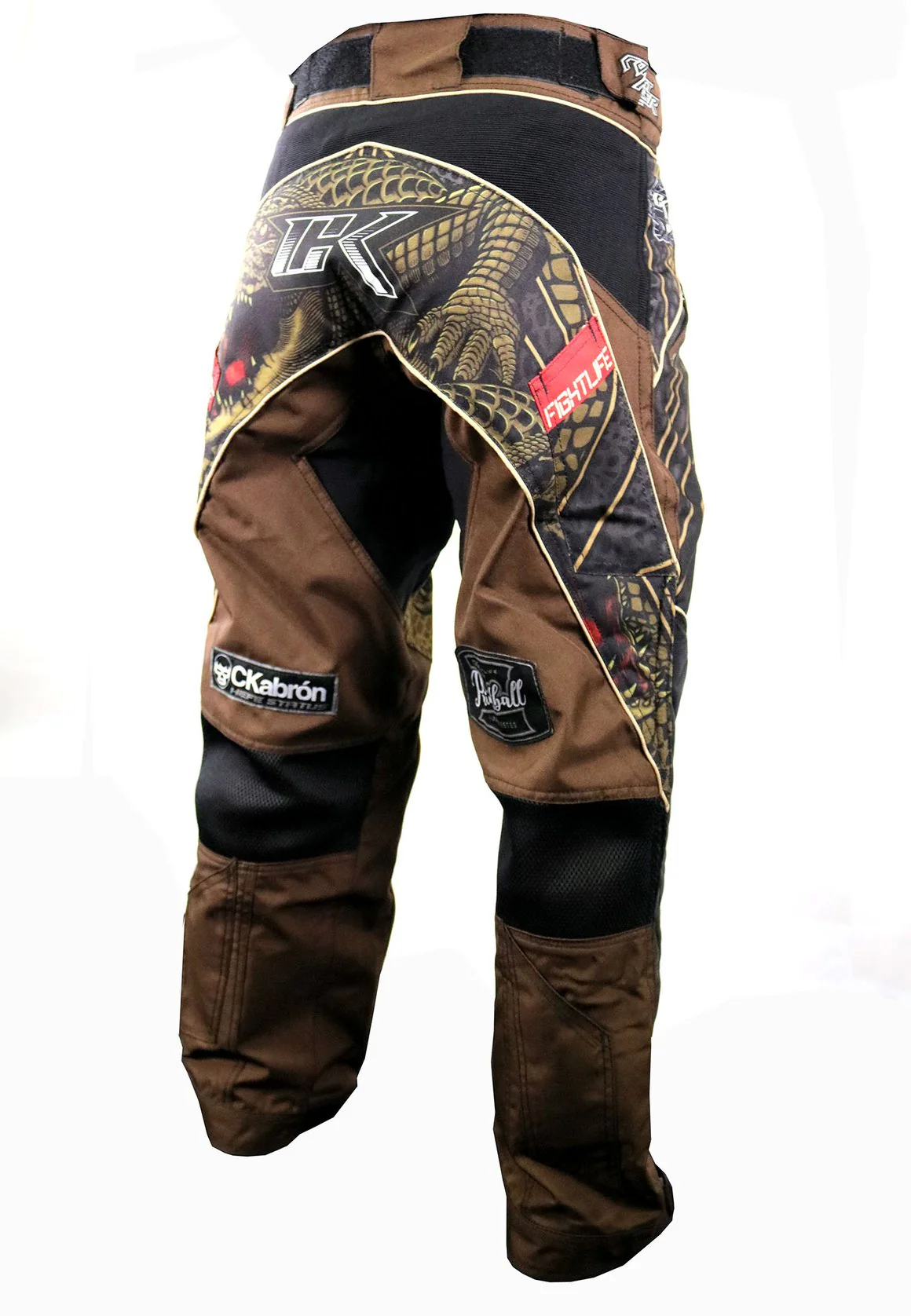 Contract Killer Gator Paintball Pants - Brown - Image 3