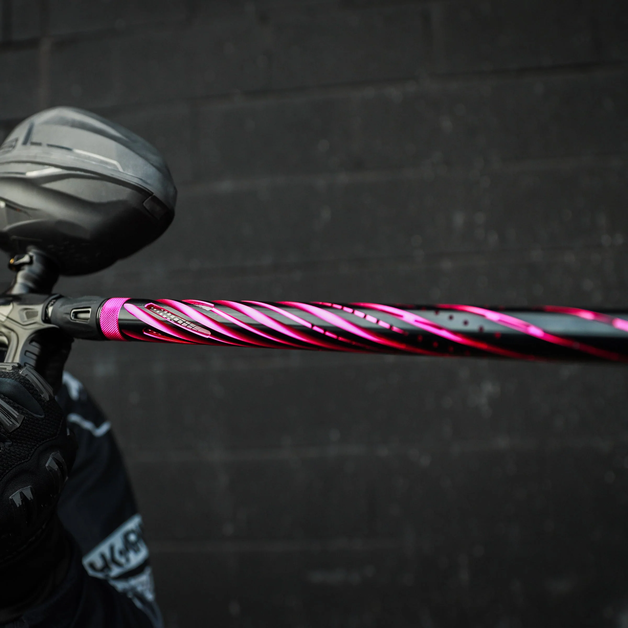 HK Army LAZR Barrel Kit - Elite Orbit - Autococker Thread - Dust Pink/Black Inserts - Image 5