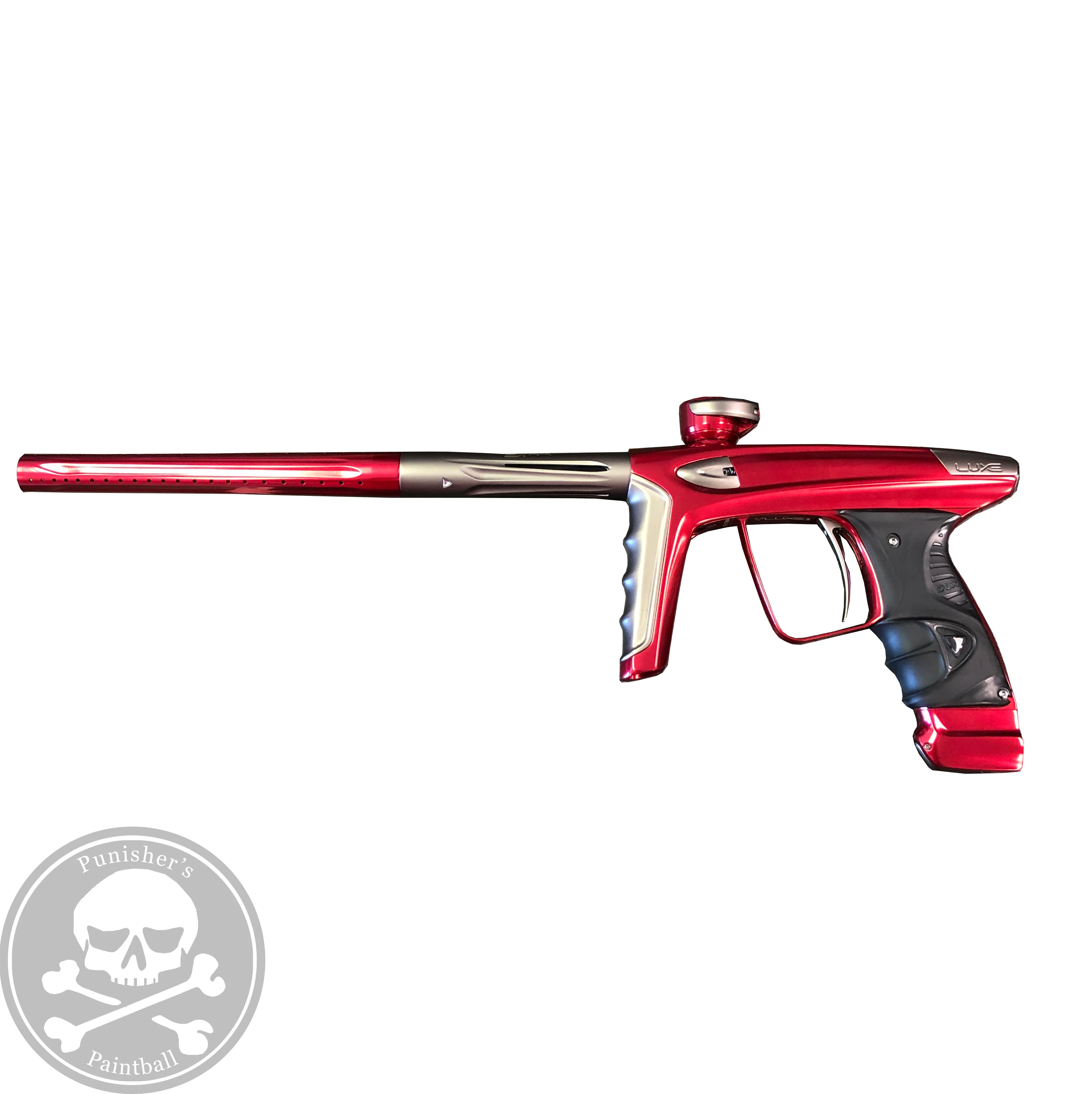 DLX Luxe Ice Paintball - Polished Red / Dust Grey - Image 2