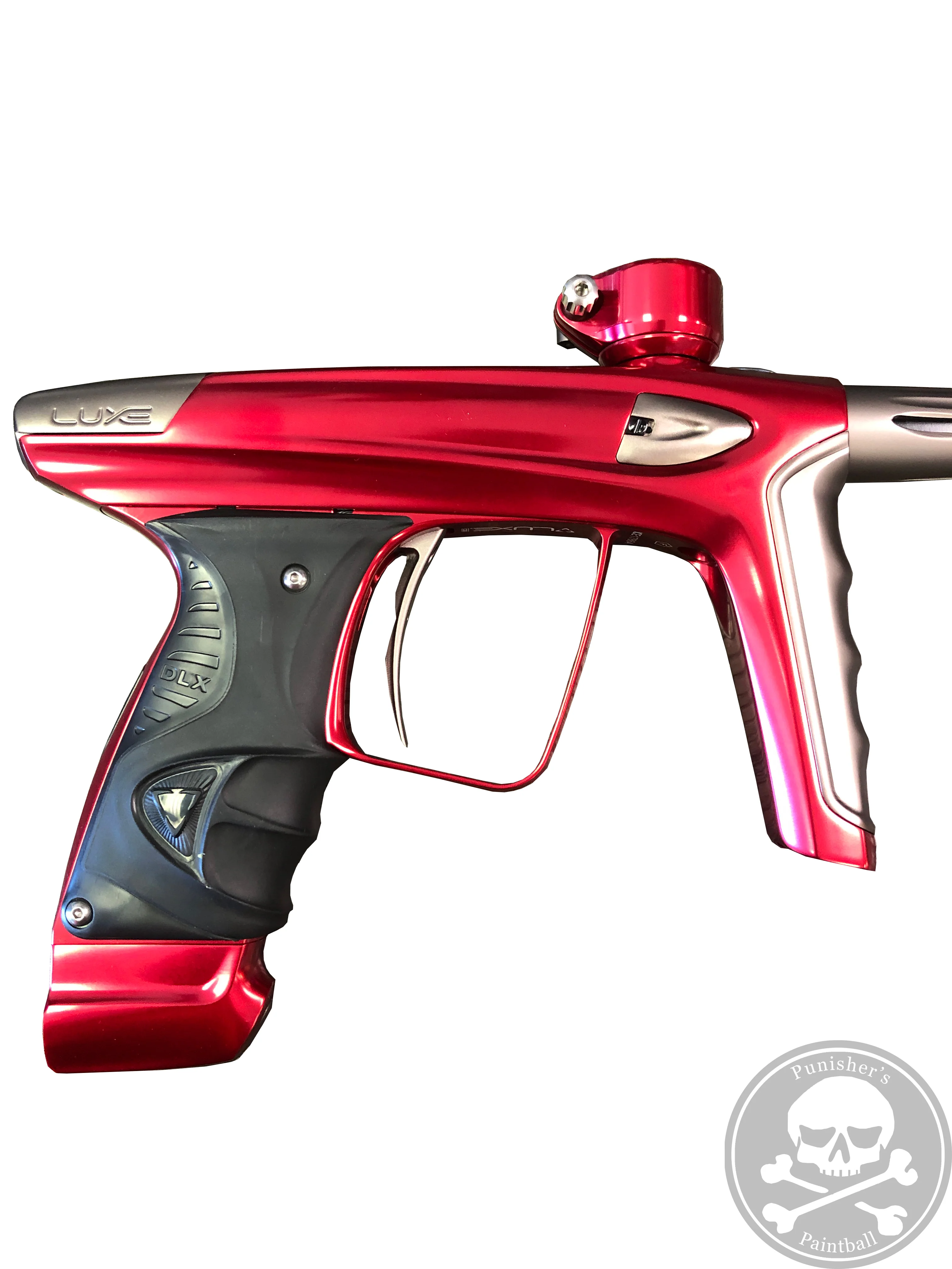 DLX Luxe Ice Paintball - Polished Red / Dust Grey - Image 3