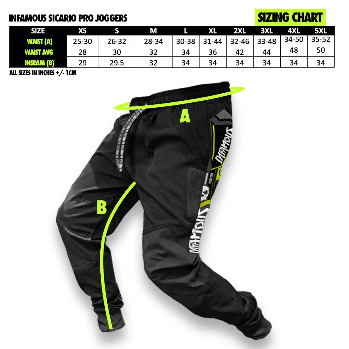 Infamous Sicario Pro Jogger Pants - White - XXXL - Image 3