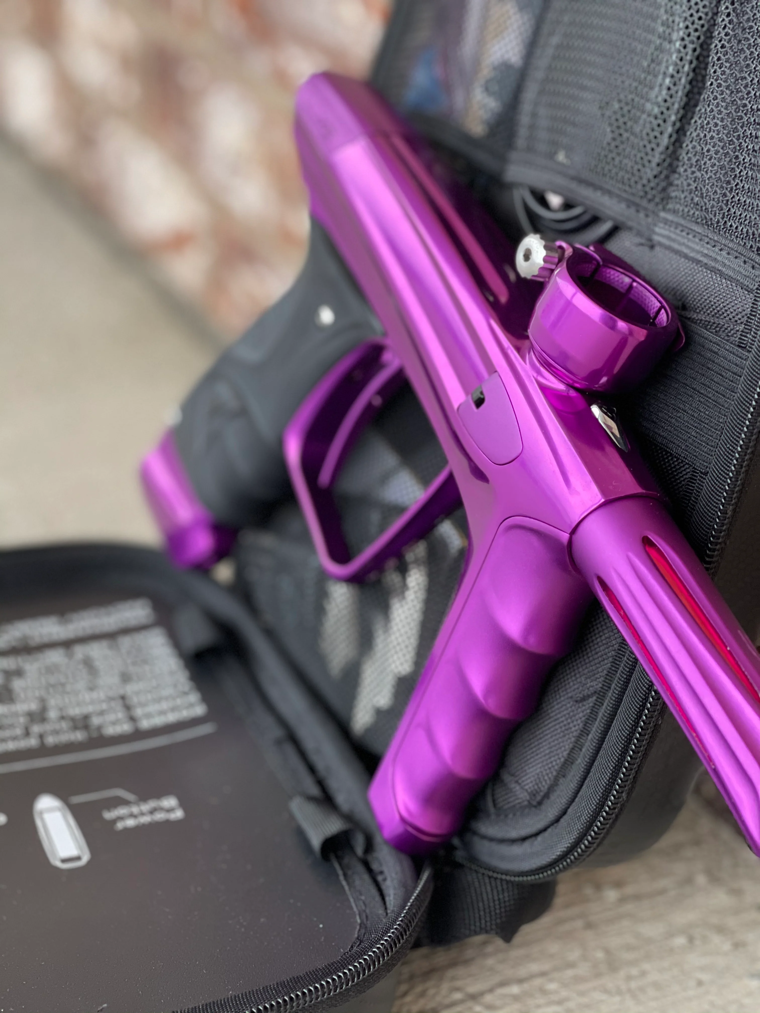 Used DLX Luxe X Paintball Gun - Gloss Purple / Dust Purple - Image 2