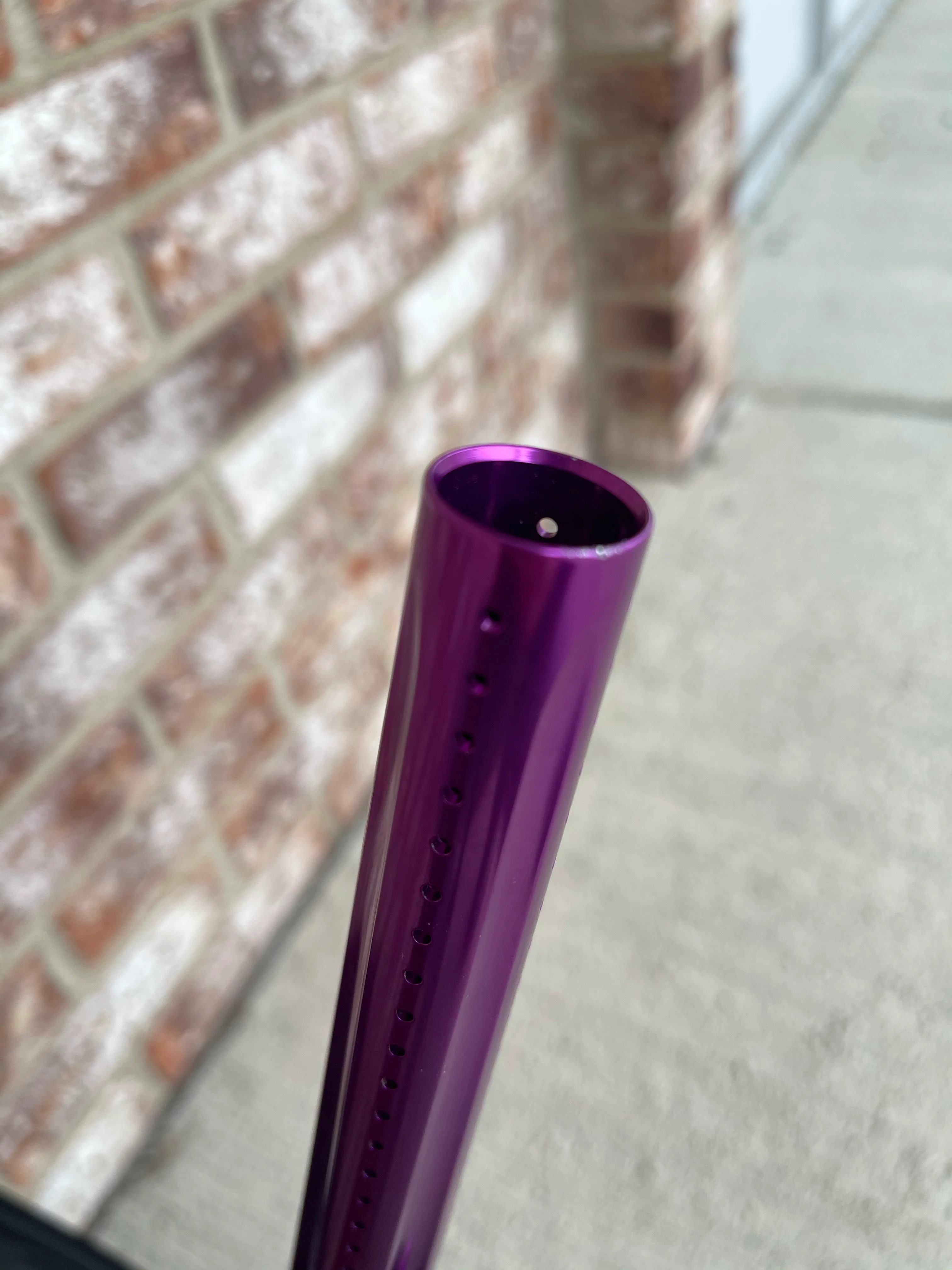 Used DLX Luxe X Paintball Gun - Gloss Purple / Dust Purple - Image 5