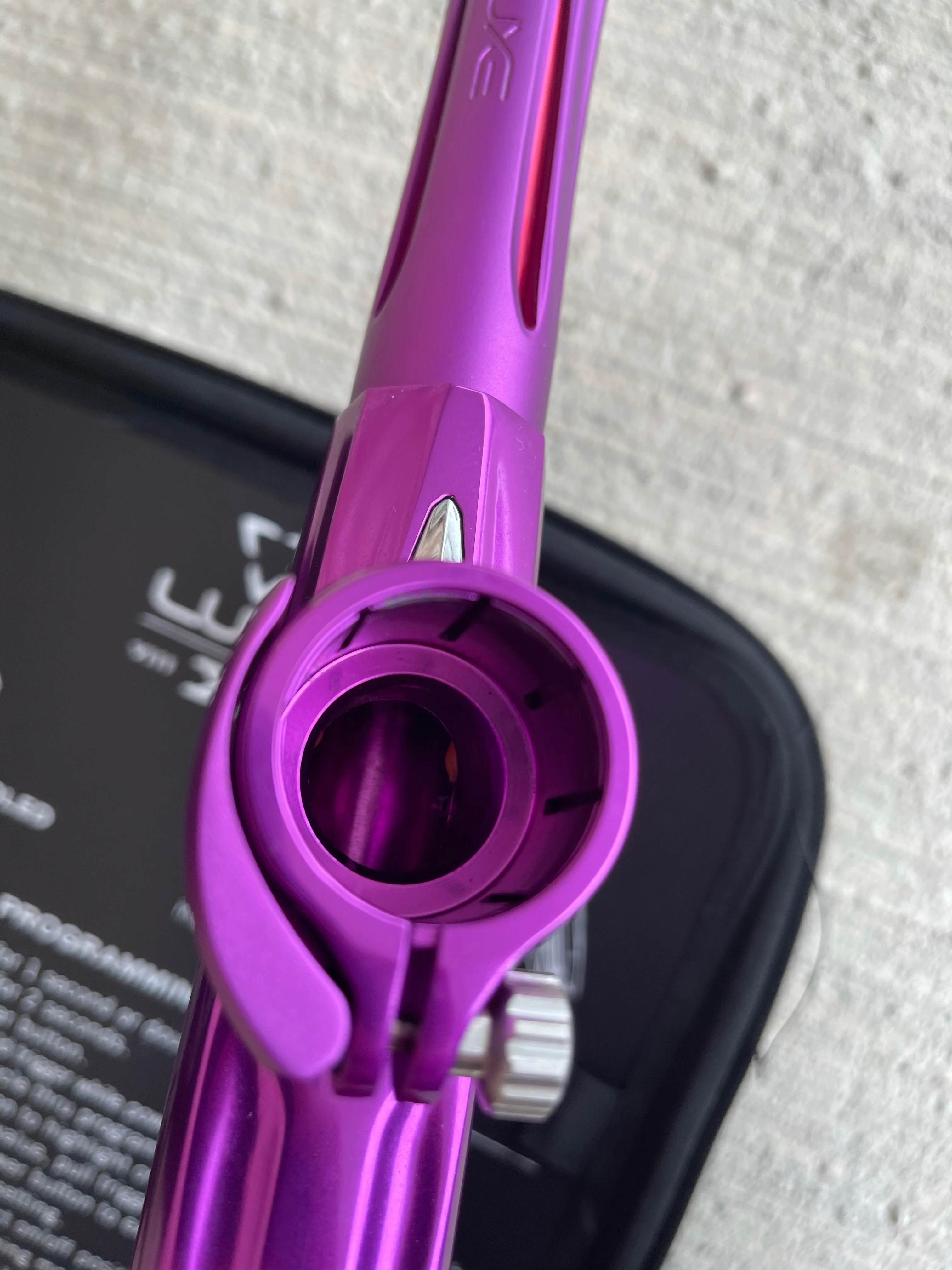 Used DLX Luxe X Paintball Gun - Gloss Purple / Dust Purple - Image 7