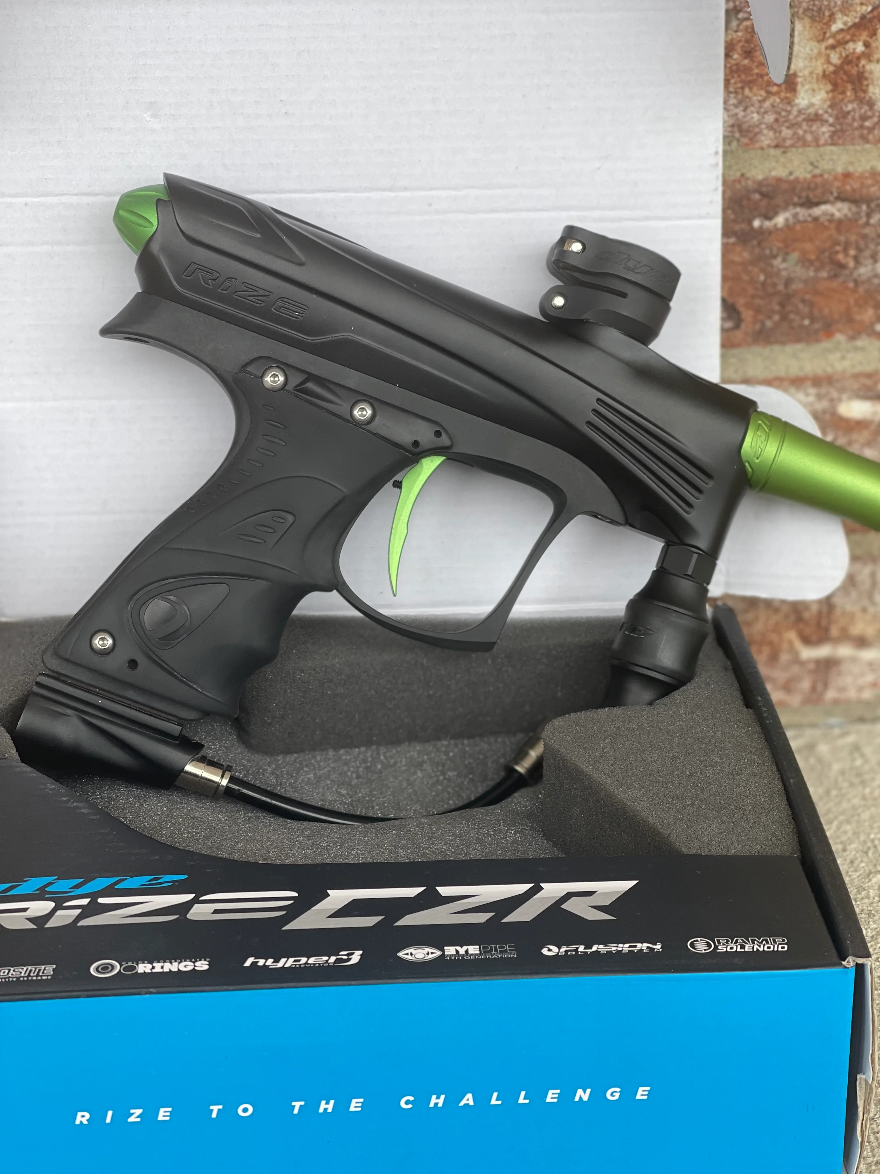 Used Dye CZR Paintball Marker- Black/Green - Image 4