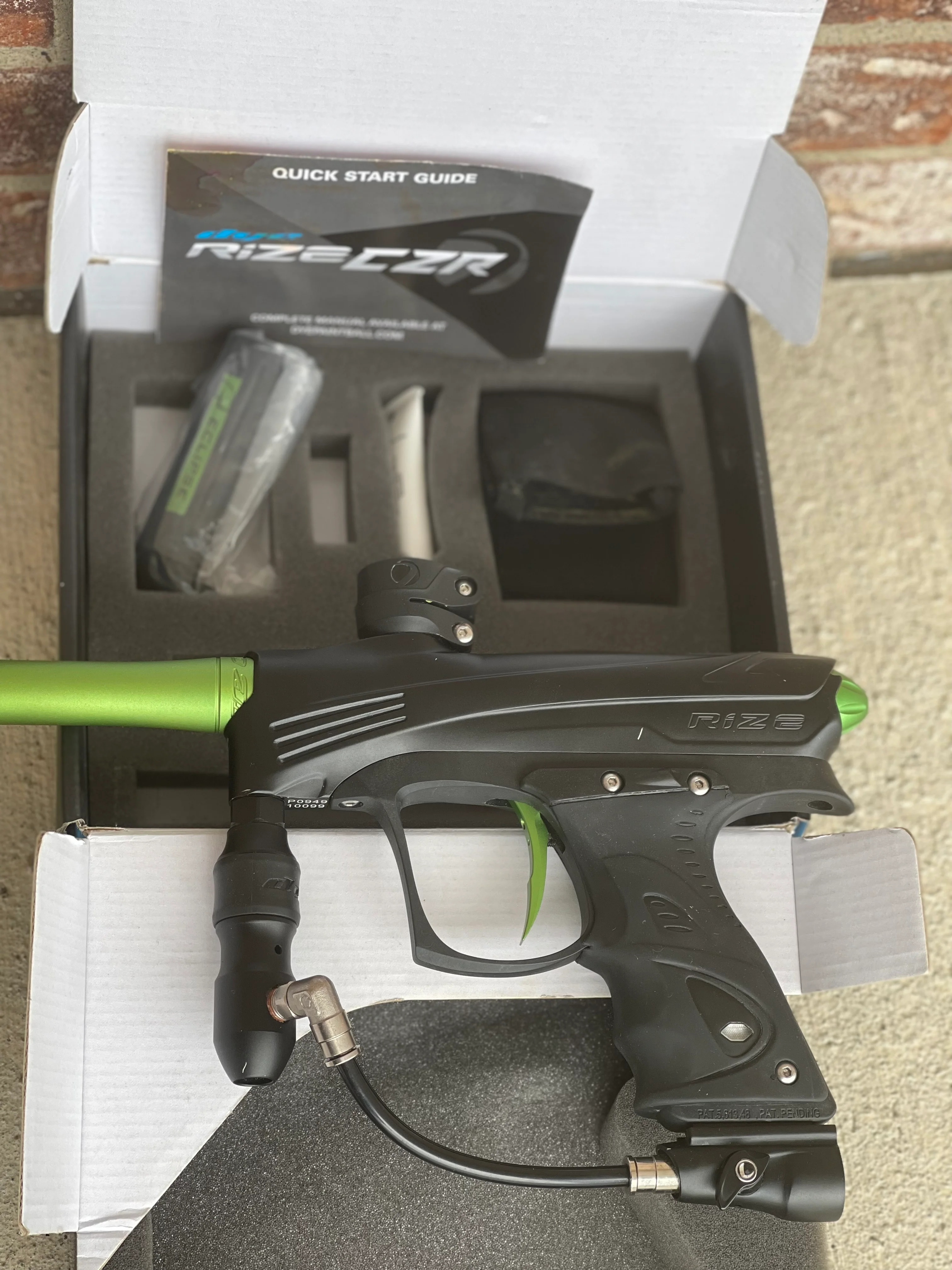 Used Dye CZR Paintball Marker- Black/Green - Image 7