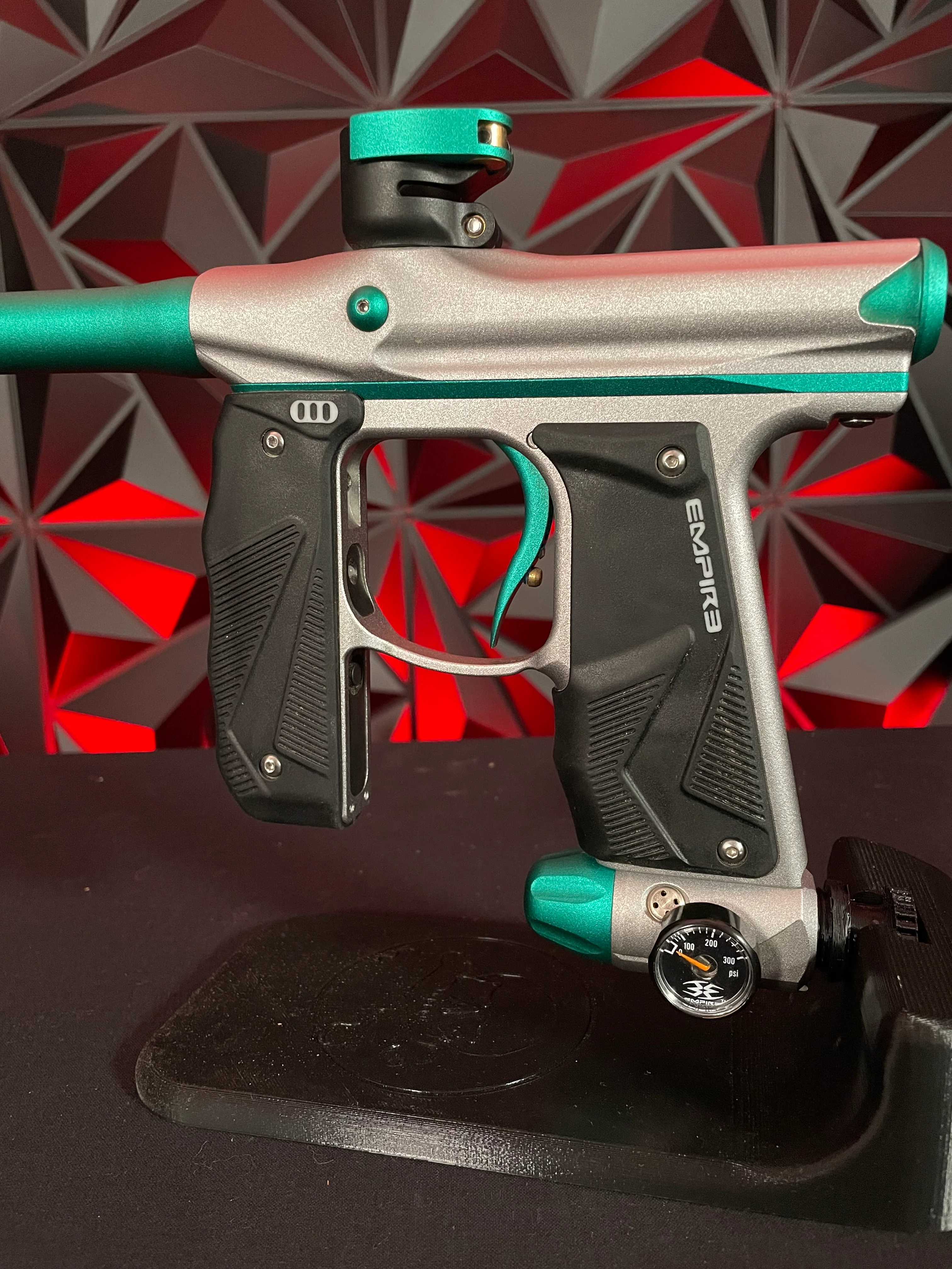 Used Empire Mini GS Paintball Gun - Grey/Teal - Image 2