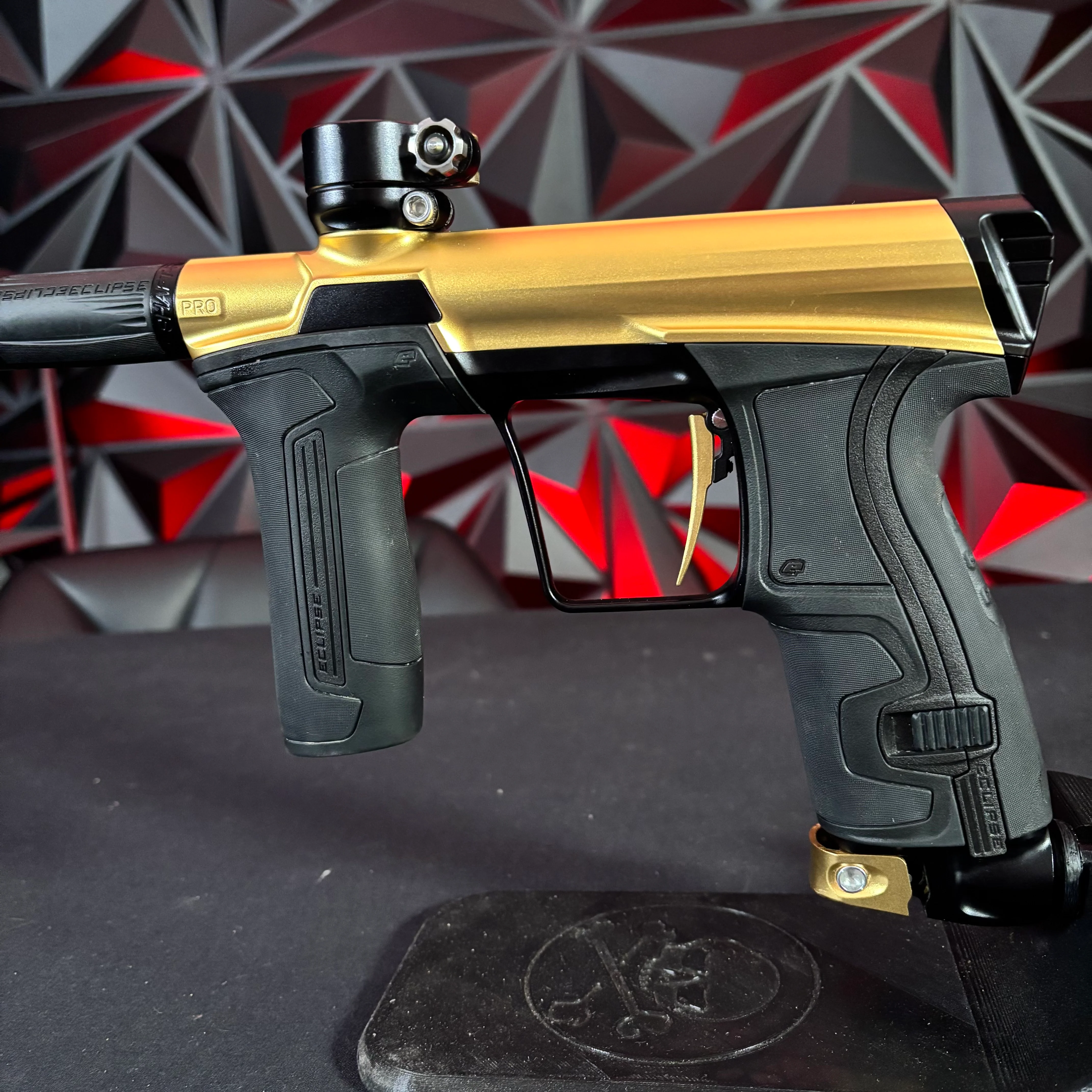 Used Planet Eclipse CS2 Pro Paintball Gun - Gold/Black - Image 4