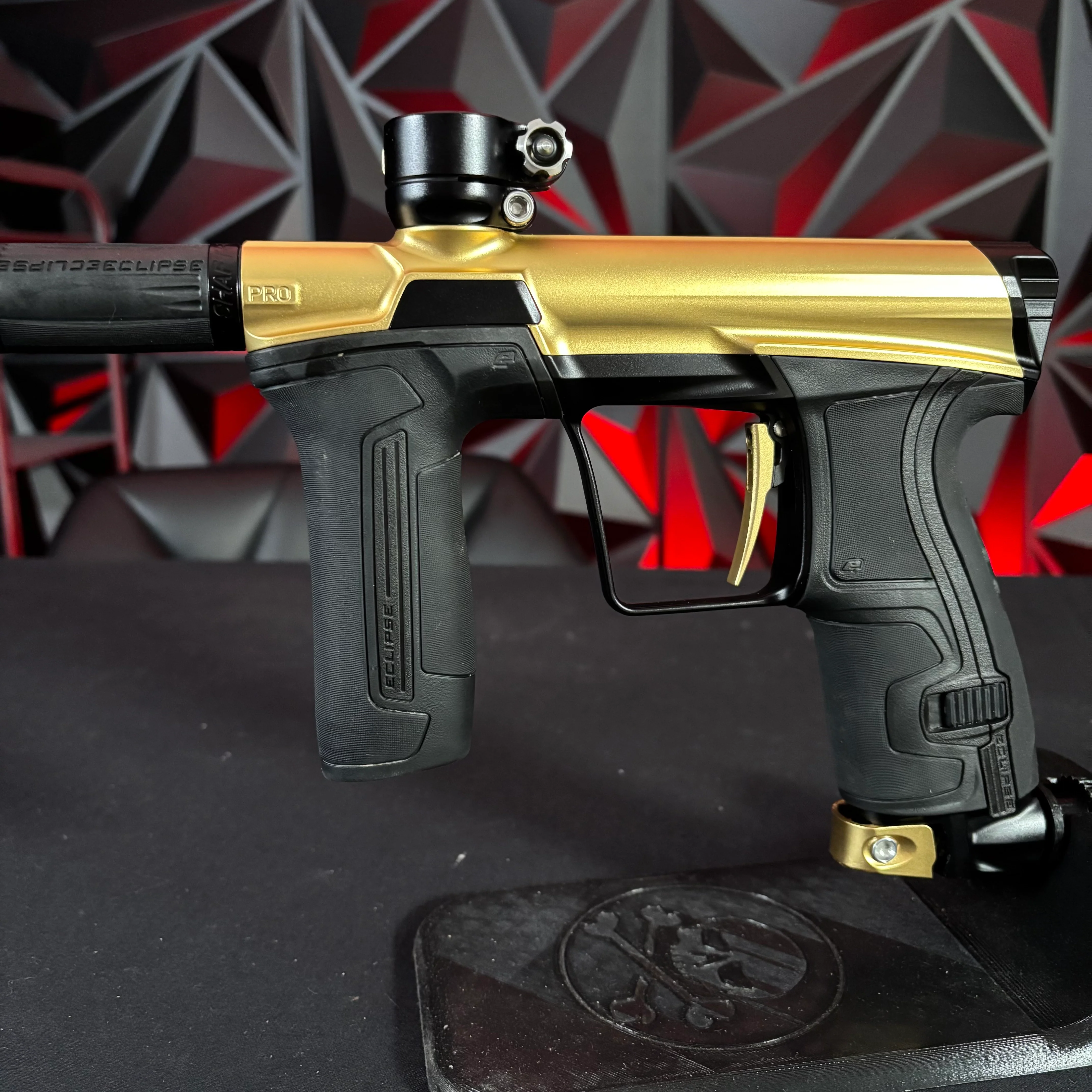 Used Planet Eclipse CS2 Pro Paintball Gun - Gold/Black - Image 5