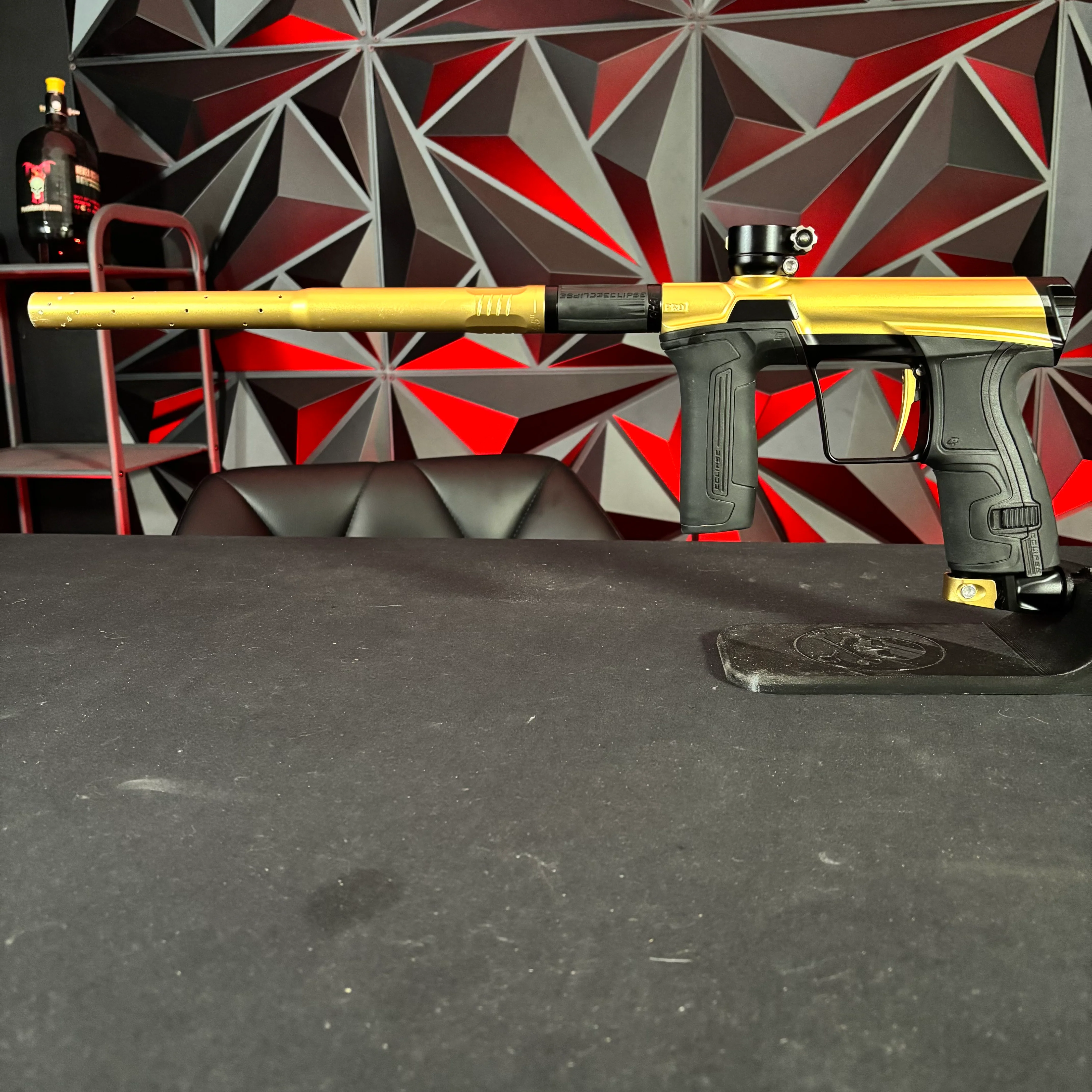 Used Planet Eclipse CS2 Pro Paintball Gun - Gold/Black - Image 7