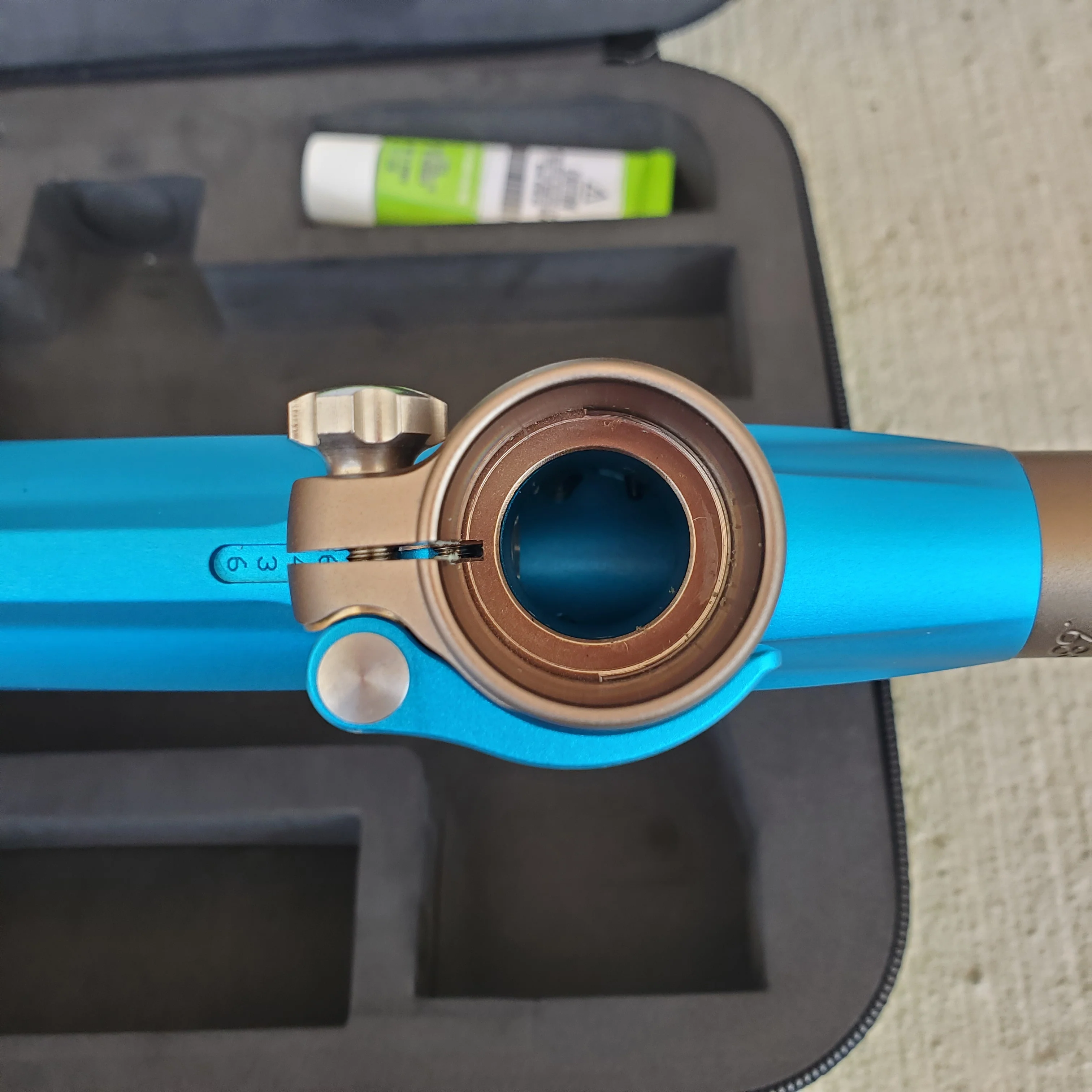Planet Eclipse Gtek 160R Paintball Gun - Teal / Bronze - Image 7